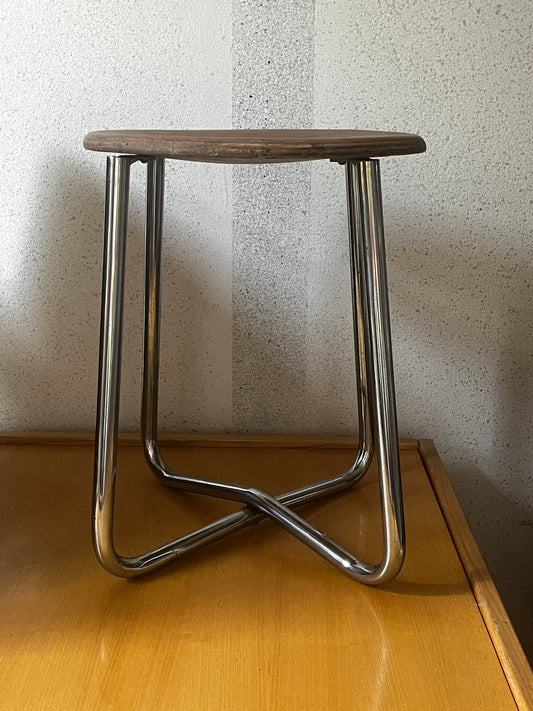 Bauhaus Ära Stahlrohr Hocker