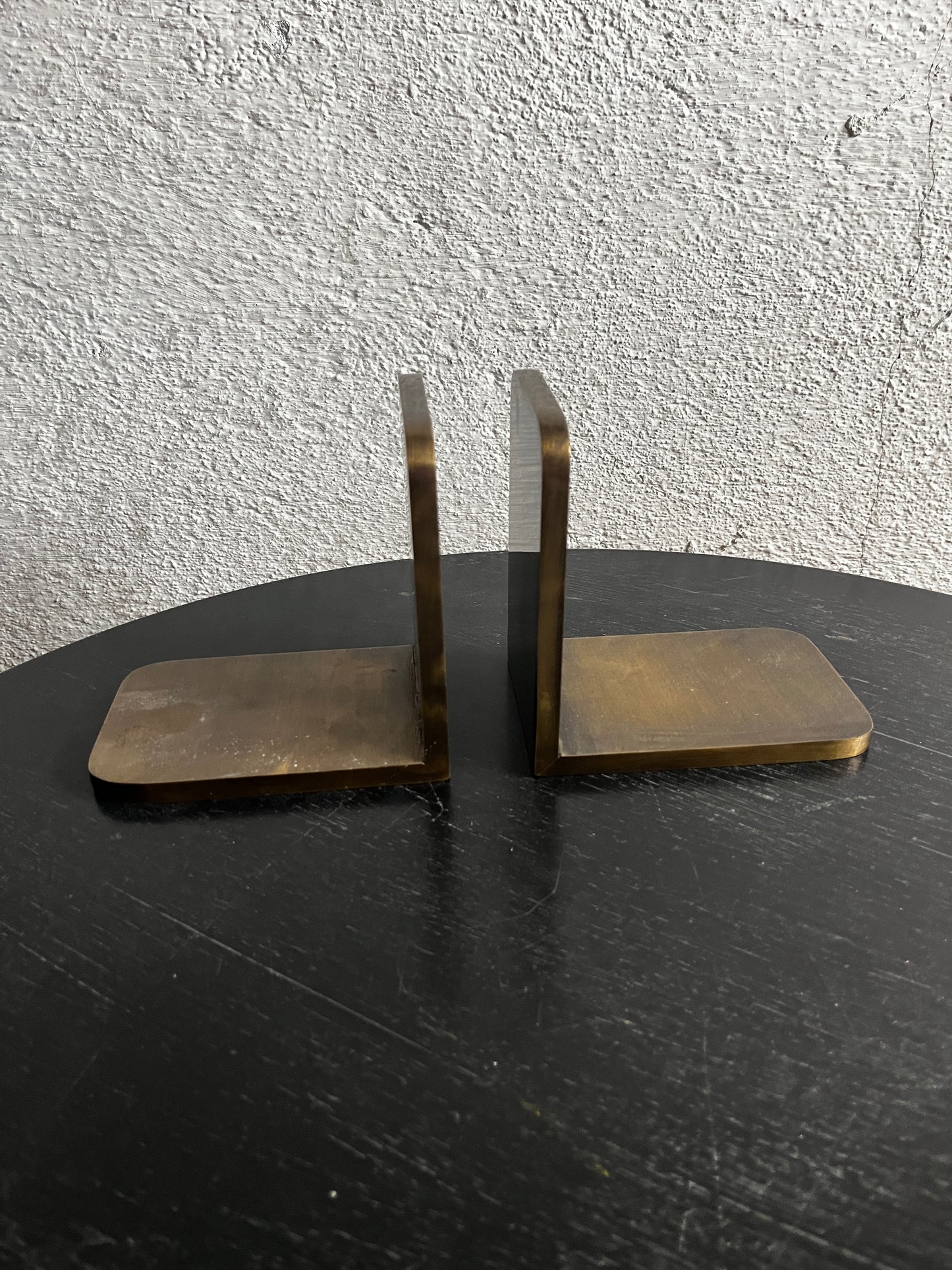 Messing Buchstützen 50er / 60er