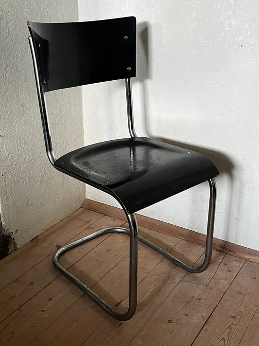 Stahlrohr Sessel 1930er bis 1950er Jahre Bauhaus Ära Tubularsteel Chair Vintagedesign Vintseekers