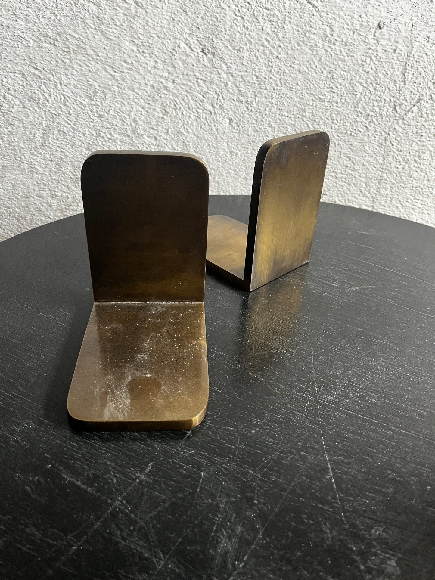 Messing Buchstützen 50er / 60er Brass Bookends Vintagedesign Authenticdesign Vintseekers