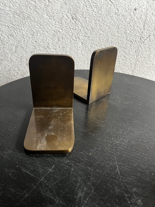 Messing Buchstützen 50er / 60er Brass Bookends Vintagedesign Authenticdesign Vintseekers