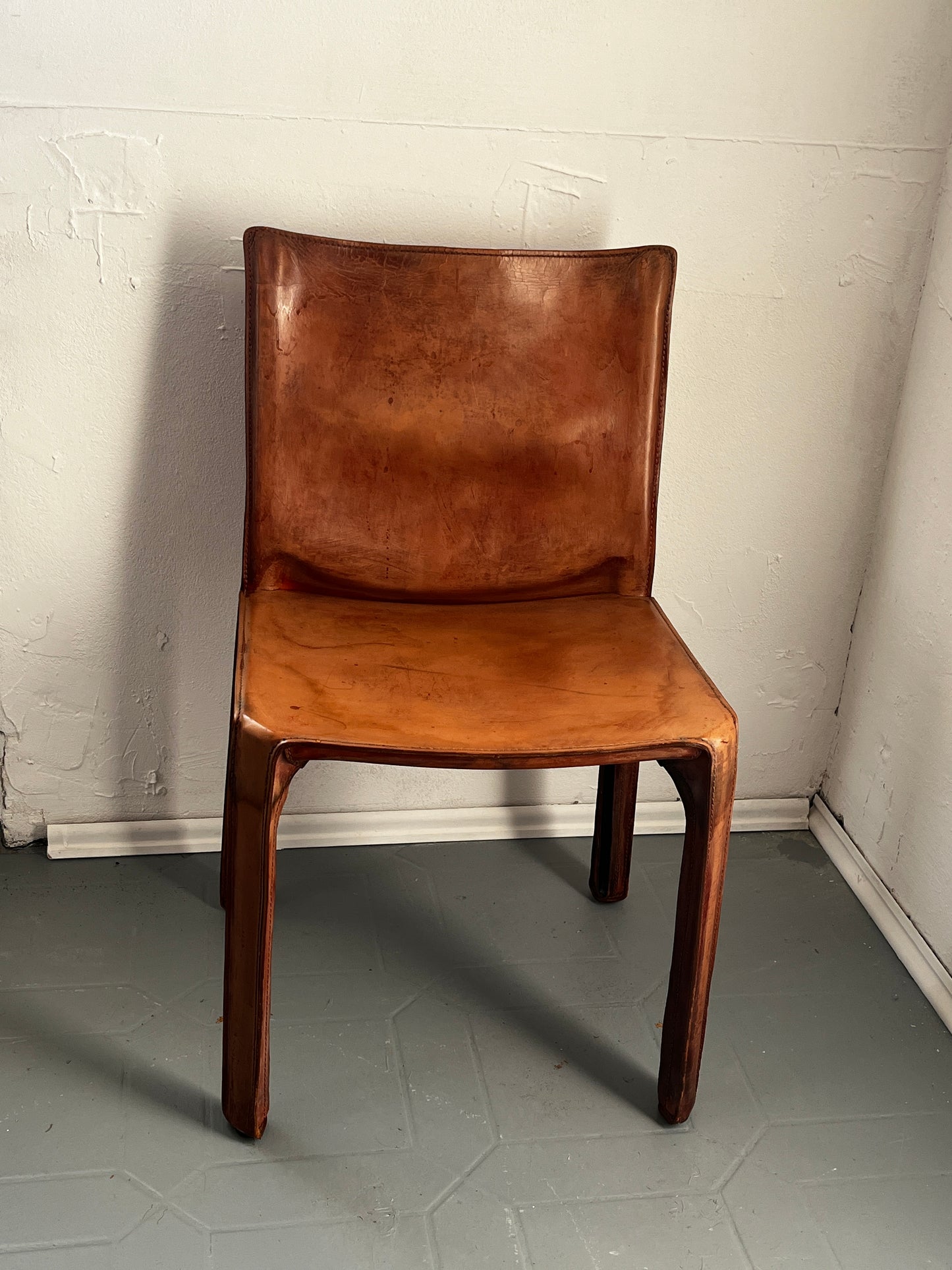 Cassina Cab 412 Sessel von Mario Bellini – Braunes Leder (Sessel Nr. 3)