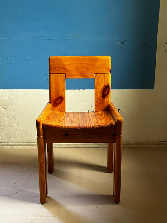 Silvio Coppola attributed Holzsessel 70er / 80er Fratelli Montina