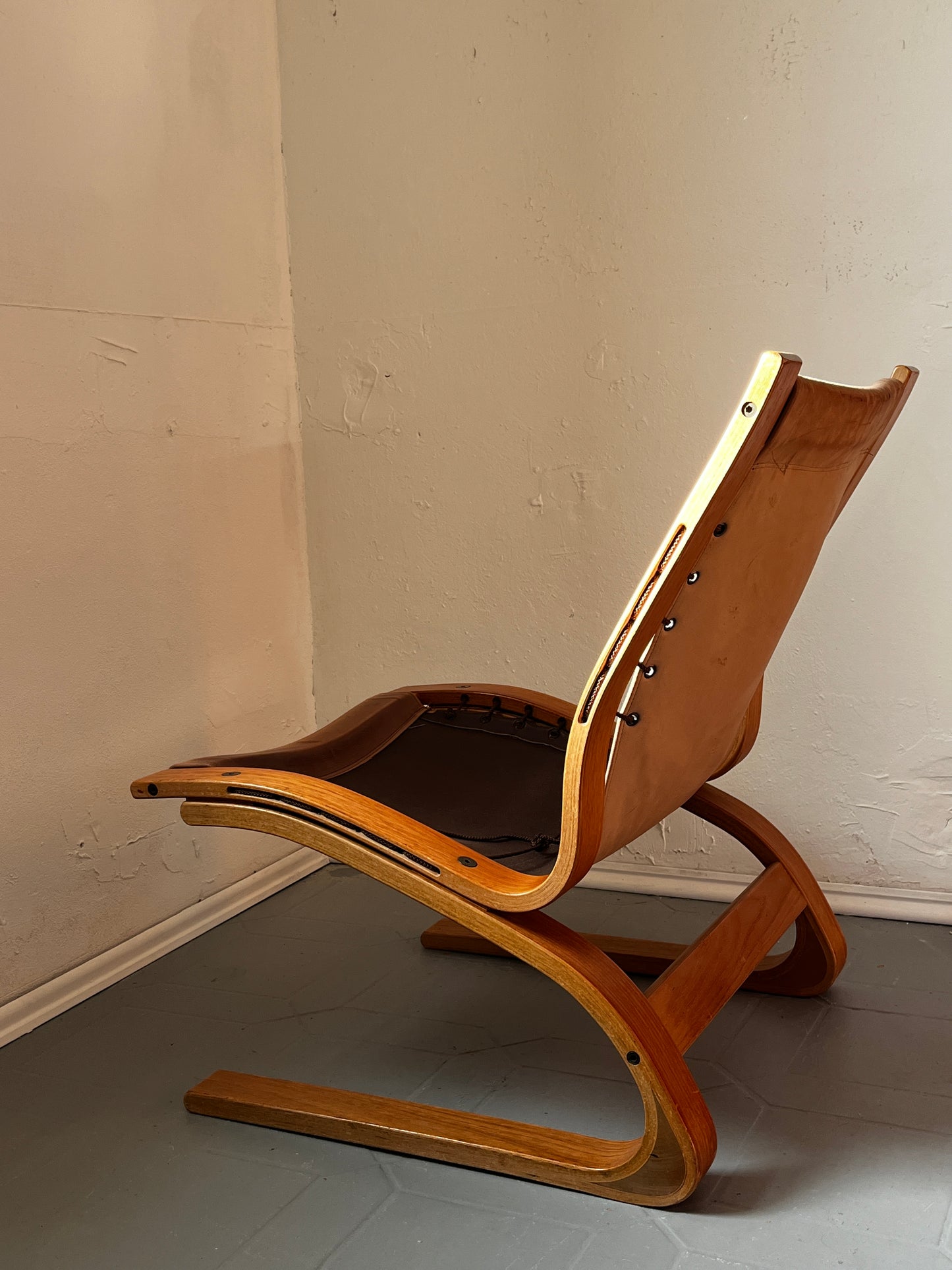 Kengu Lounge Sessel Elsa & Nordahl Solheim für Rybo Rykken