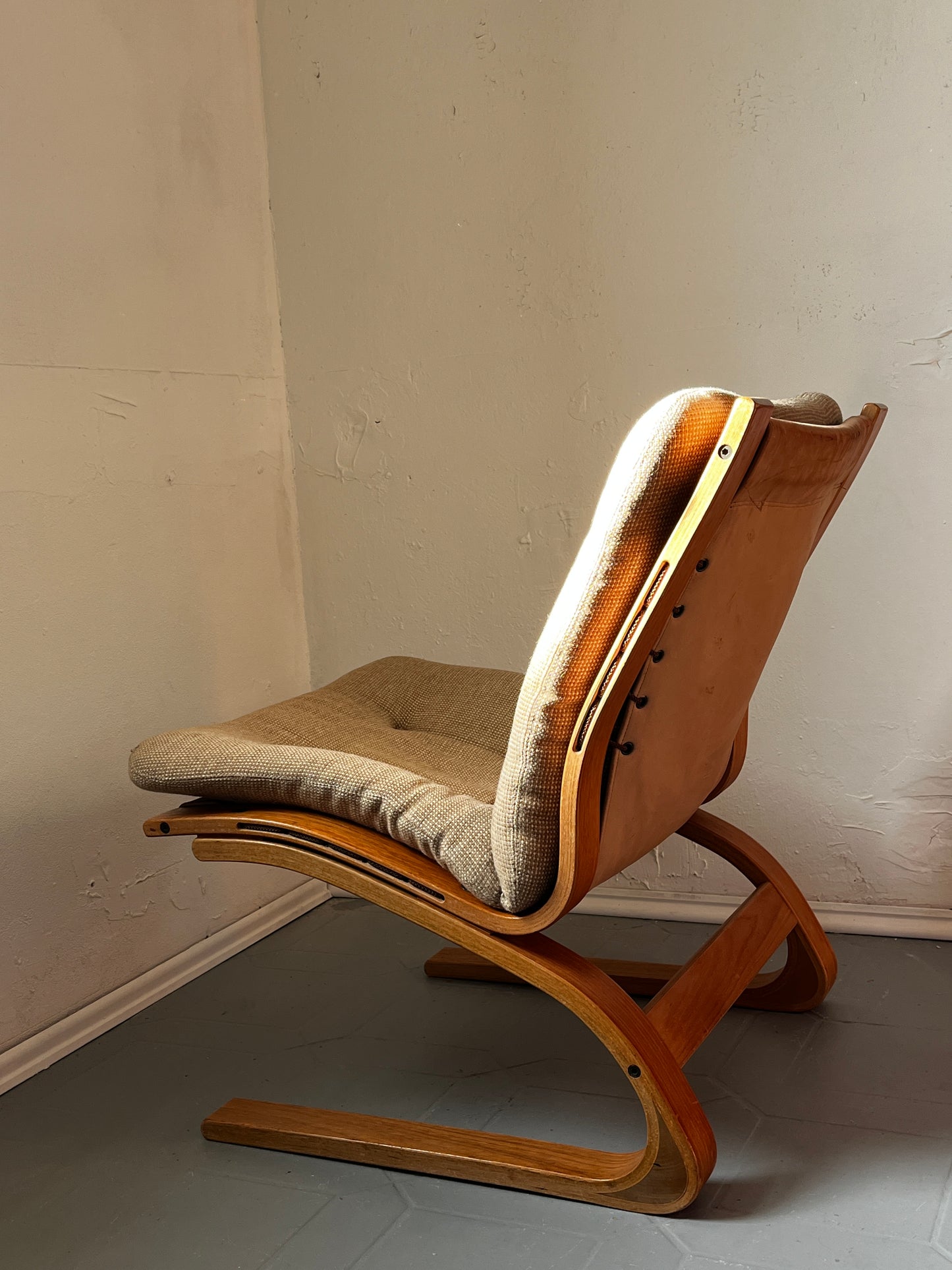 Kengu Lounge Sessel Elsa & Nordahl Solheim für Rybo Rykken