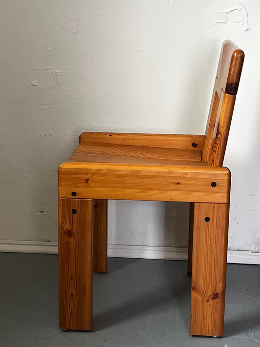 Silvio Coppola attributed wooden armchair 70s / 80s Fratelli Montina