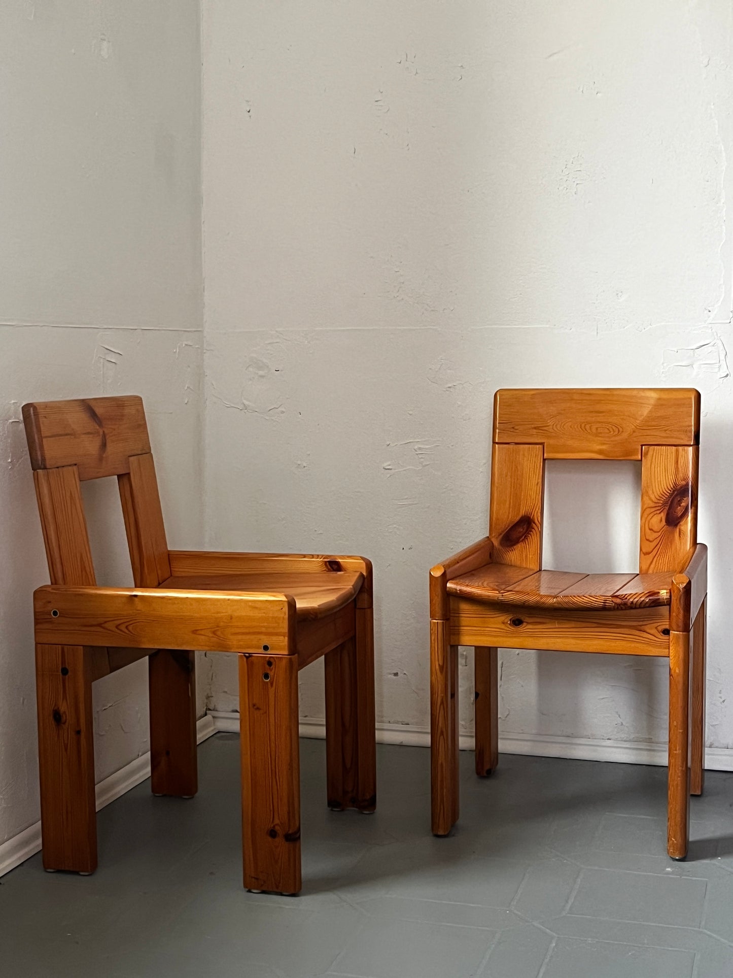 Silvio Coppola attributed wooden armchair 70s / 80s Fratelli Montina