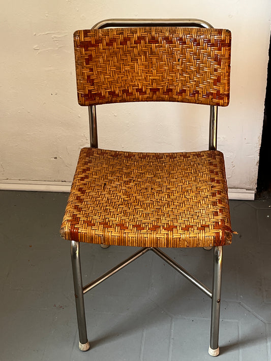 Stahlrohr Geflecht Sessel 1930er - 1950er