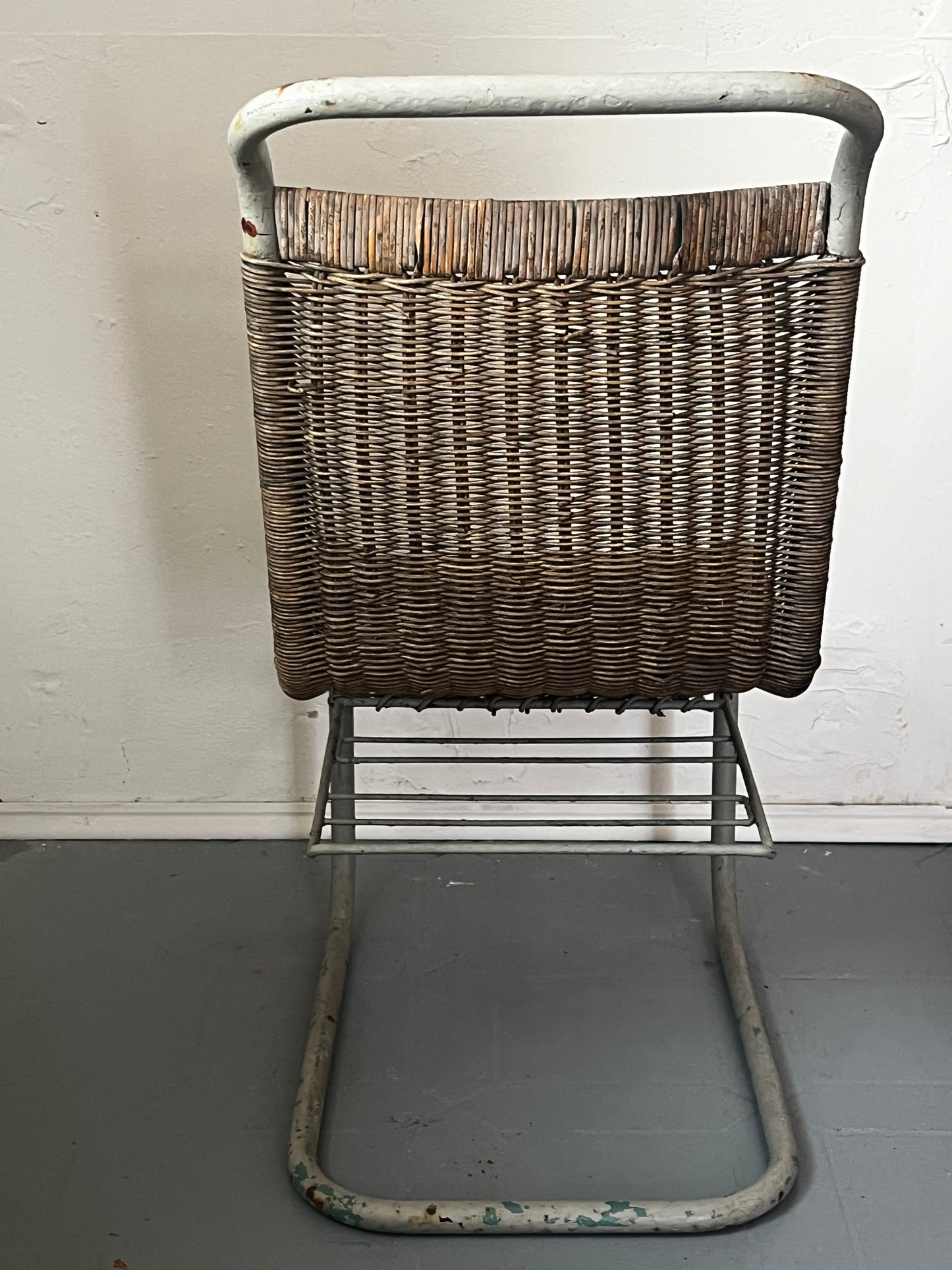 Rare tubular steel armchair by Quittner AG Vienna, 1930s to 1950s