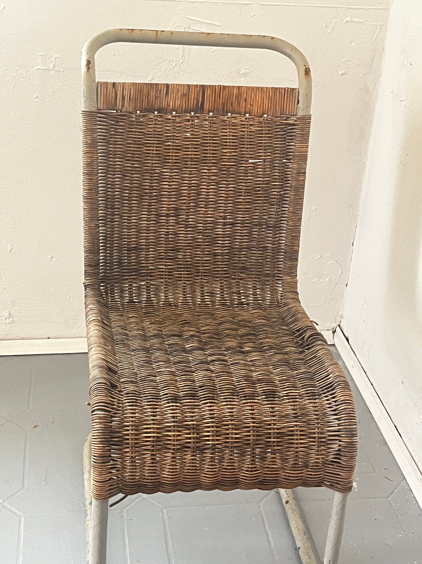 Rare tubular steel armchair by Quittner AG Vienna, 1930s to 1950s
