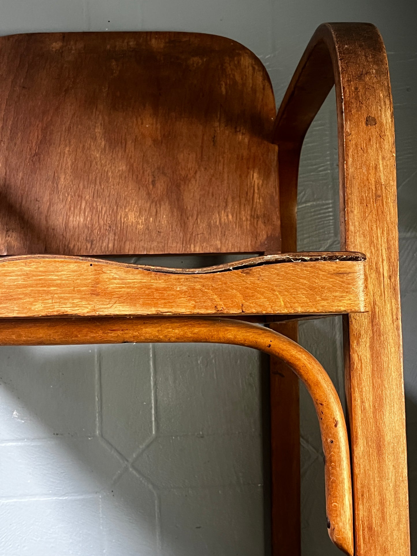 Restaurationsobjekt Tatra Sessel für Bata Zslim Modell A 745 F