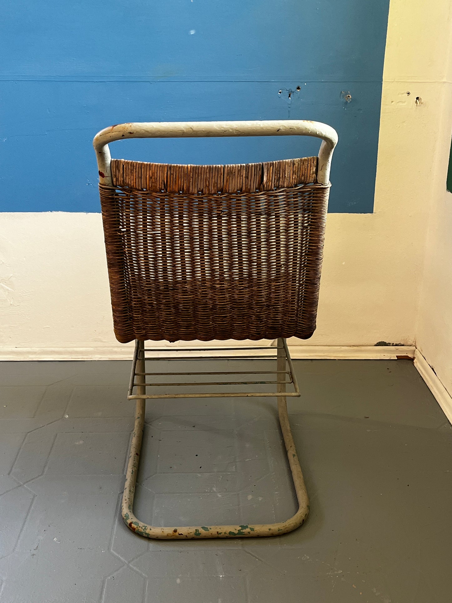 Restaurationsobjekt Seltener Stahlrohr Sessel Quittner AG Wien  1930er bis 1950er