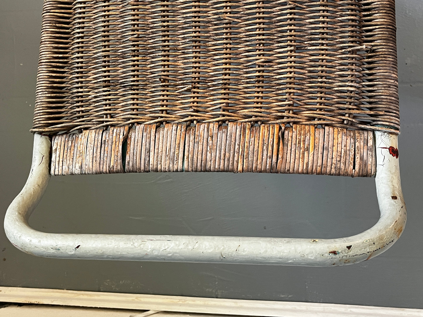 Restaurationsobjekt Seltener Stahlrohr Sessel Quittner AG Wien  1930er bis 1950er