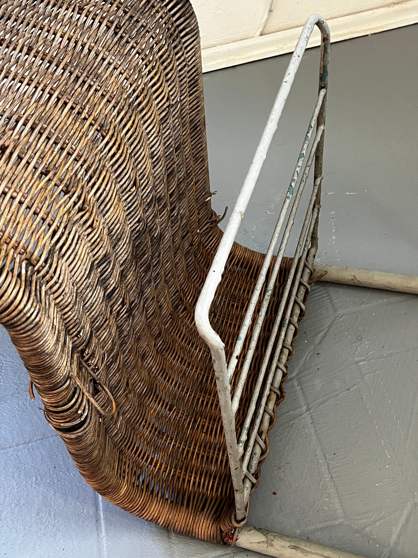 Restaurationsobjekt Seltener Stahlrohr Sessel Quittner AG Wien  1930er bis 1950er