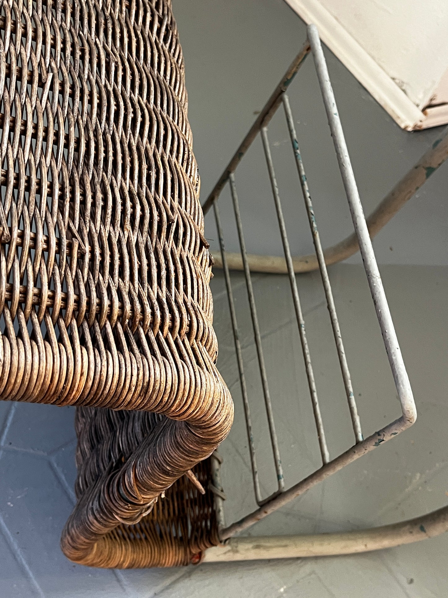 Restaurationsobjekt Seltener Stahlrohr Sessel Quittner AG Wien  1930er bis 1950er