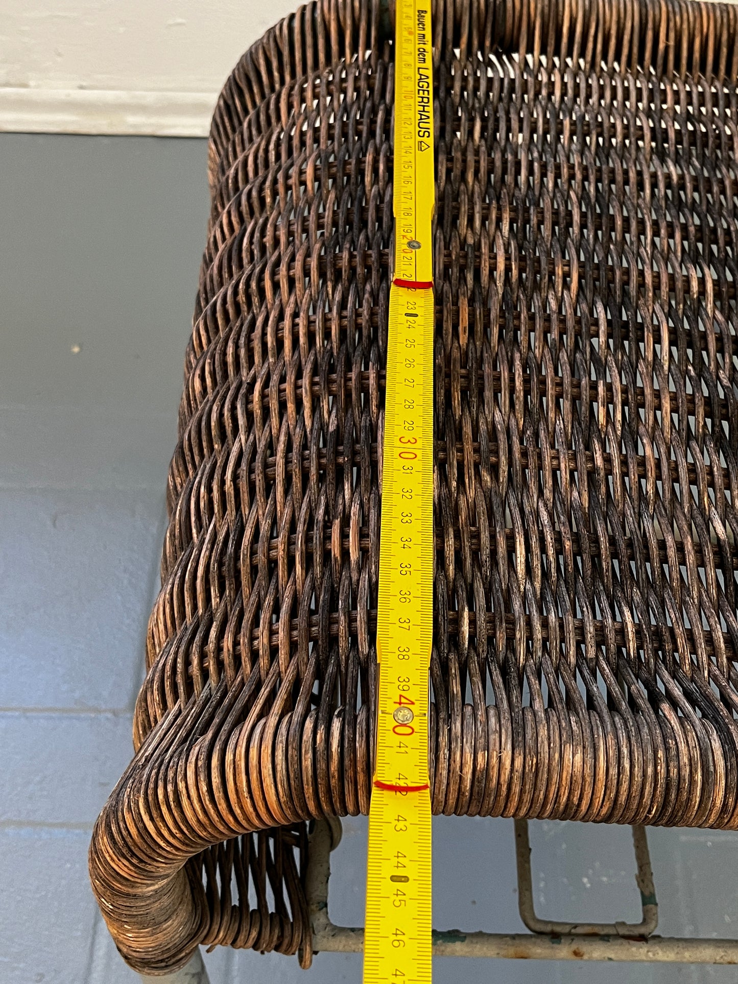 Restaurationsobjekt Seltener Stahlrohr Sessel Quittner AG Wien  1930er bis 1950er