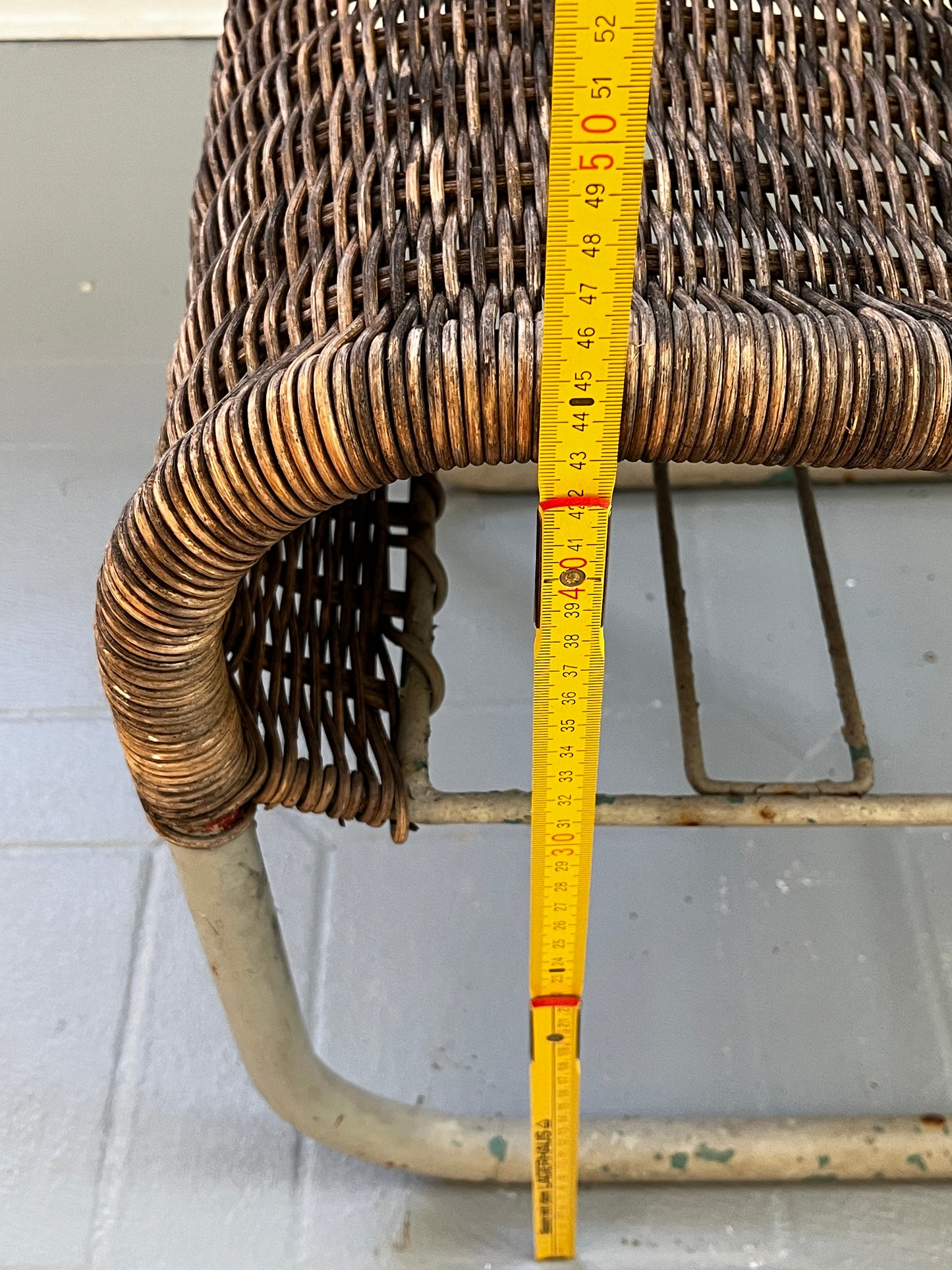 Restaurationsobjekt Seltener Stahlrohr Sessel Quittner AG Wien  1930er bis 1950er