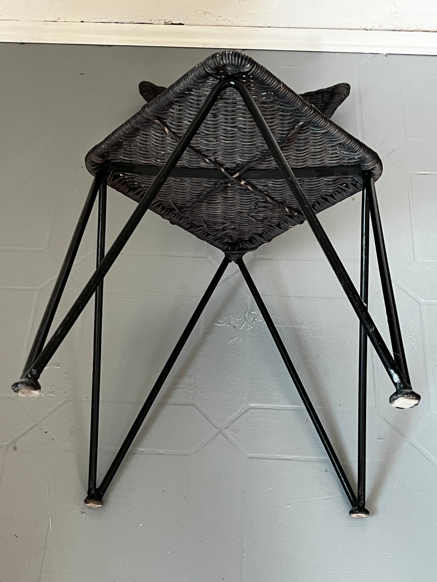 Metall Geflecht Sessel 50er / 60er