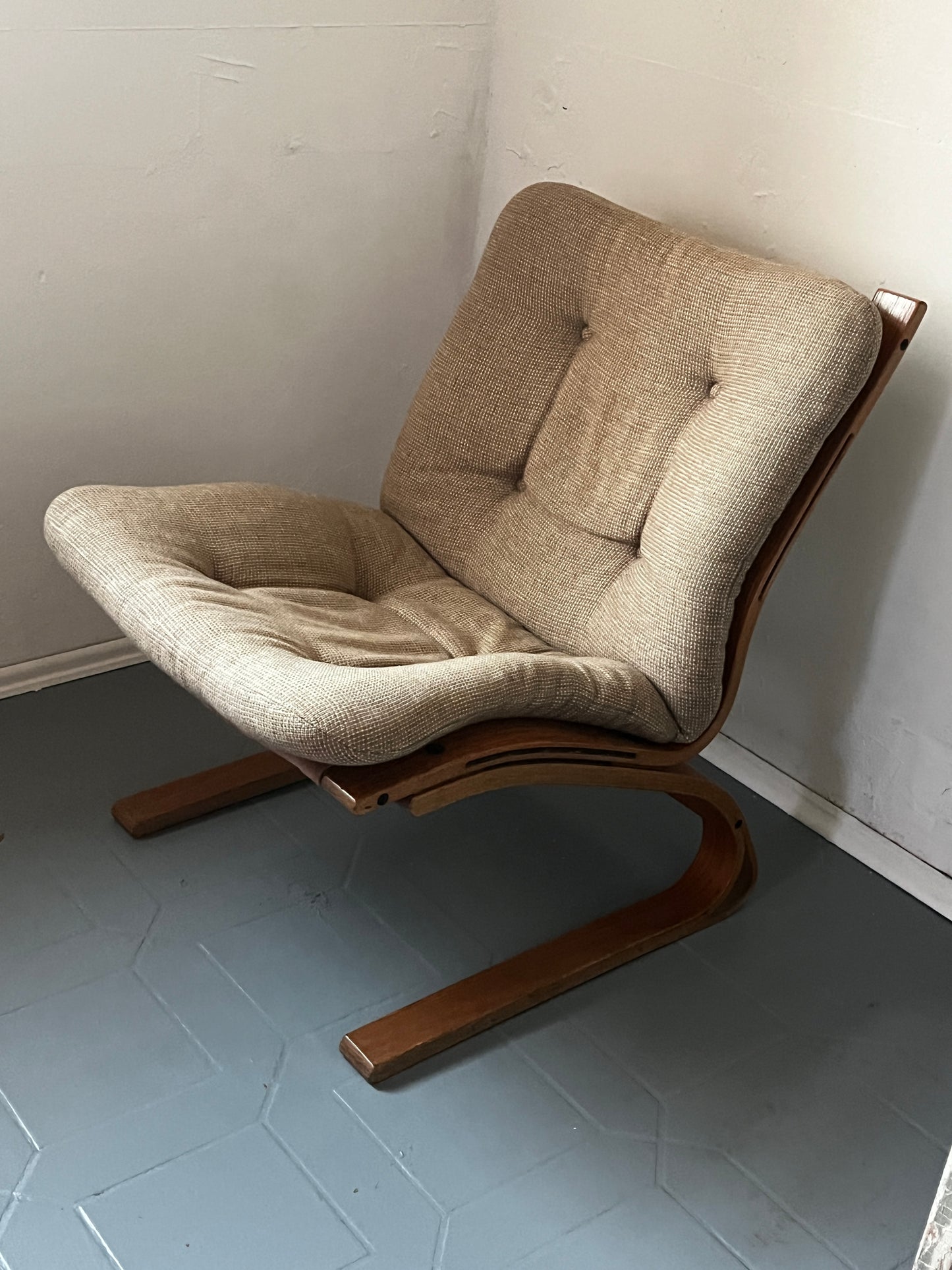 Kengu Lounge Sessel Elsa & Nordahl Solheim für Rybo Rykken