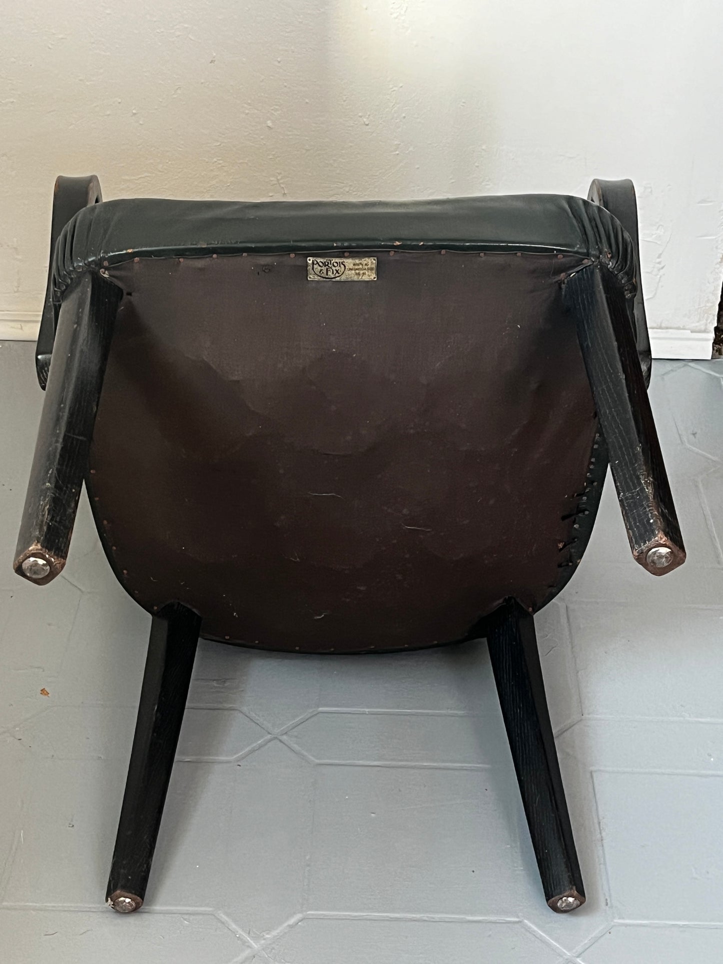 Restaurationsobjekt Portois & Fix Armlehnstuhl – Wiener Moderne ca. 1900-1920