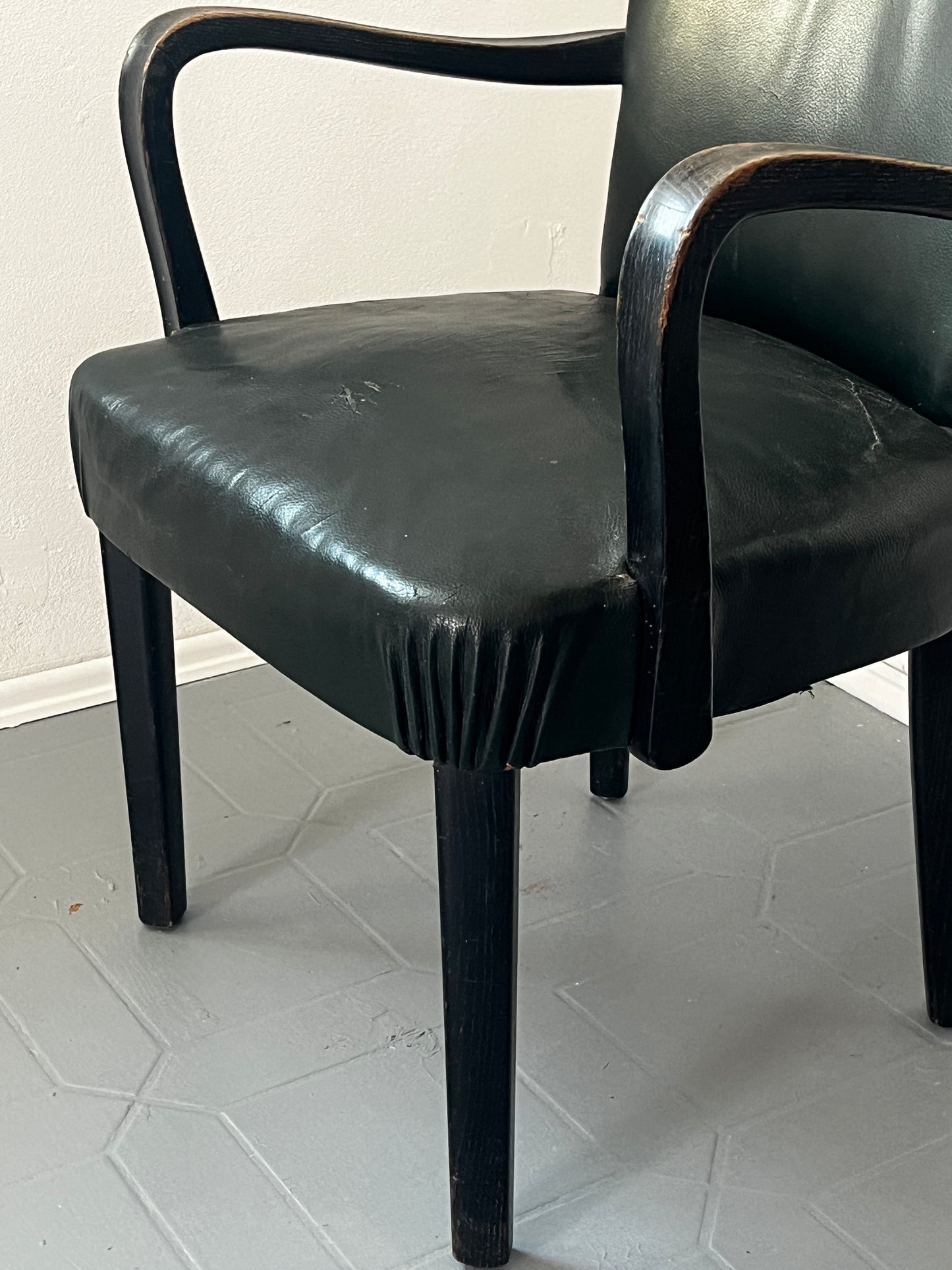 Restaurationsobjekt Portois & Fix Armlehnstuhl – Wiener Moderne ca. 1900-1920