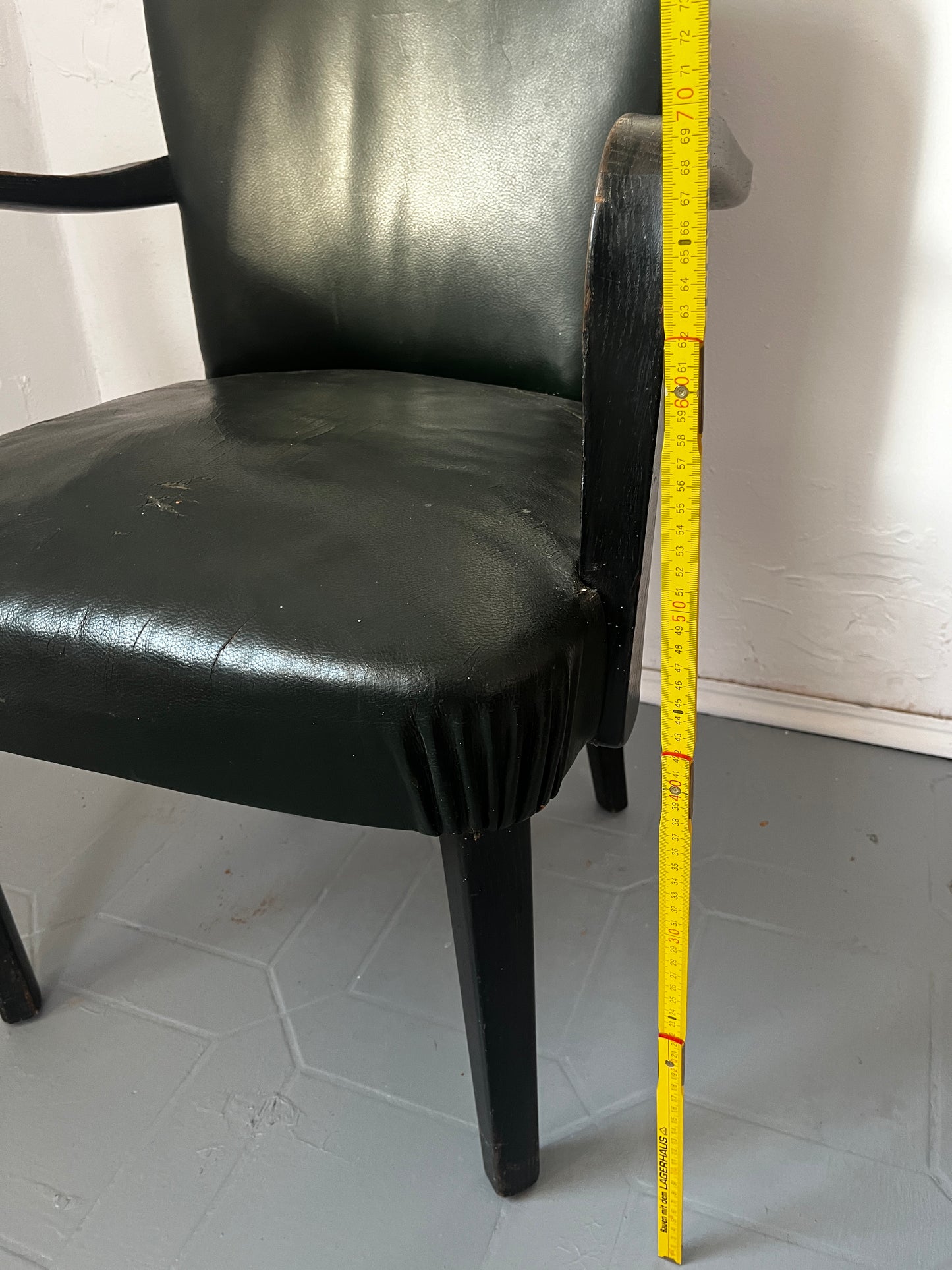 Restaurationsobjekt Portois & Fix Armlehnstuhl – Wiener Moderne ca. 1900-1920