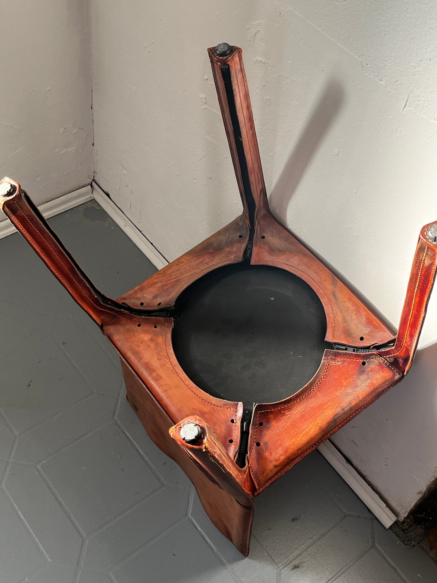 Cassina Cab 412 Sessel von Mario Bellini – Braunes Leder (Sessel Nr. 3)