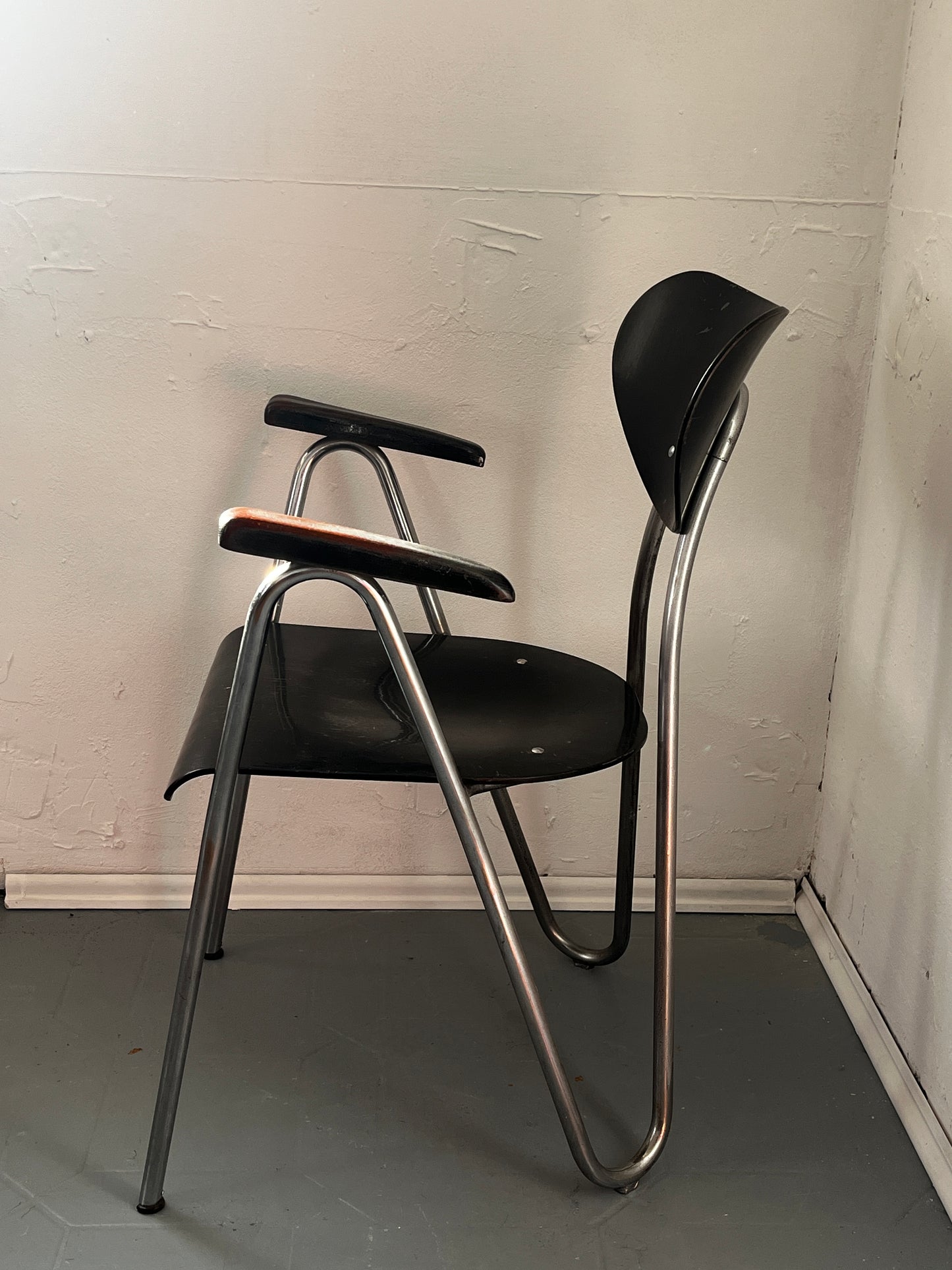 Seltener Arnold Sessel von Karl Otto 1950er Modell Arno