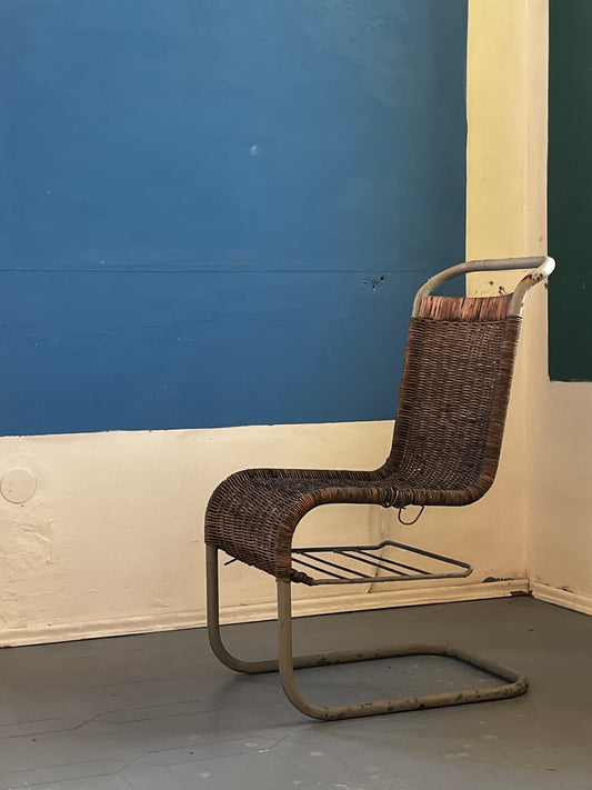 Quittner Wien AG Stahlrohr Sessel Sammler Freischwinger Bauhaus Vintage Design Chair