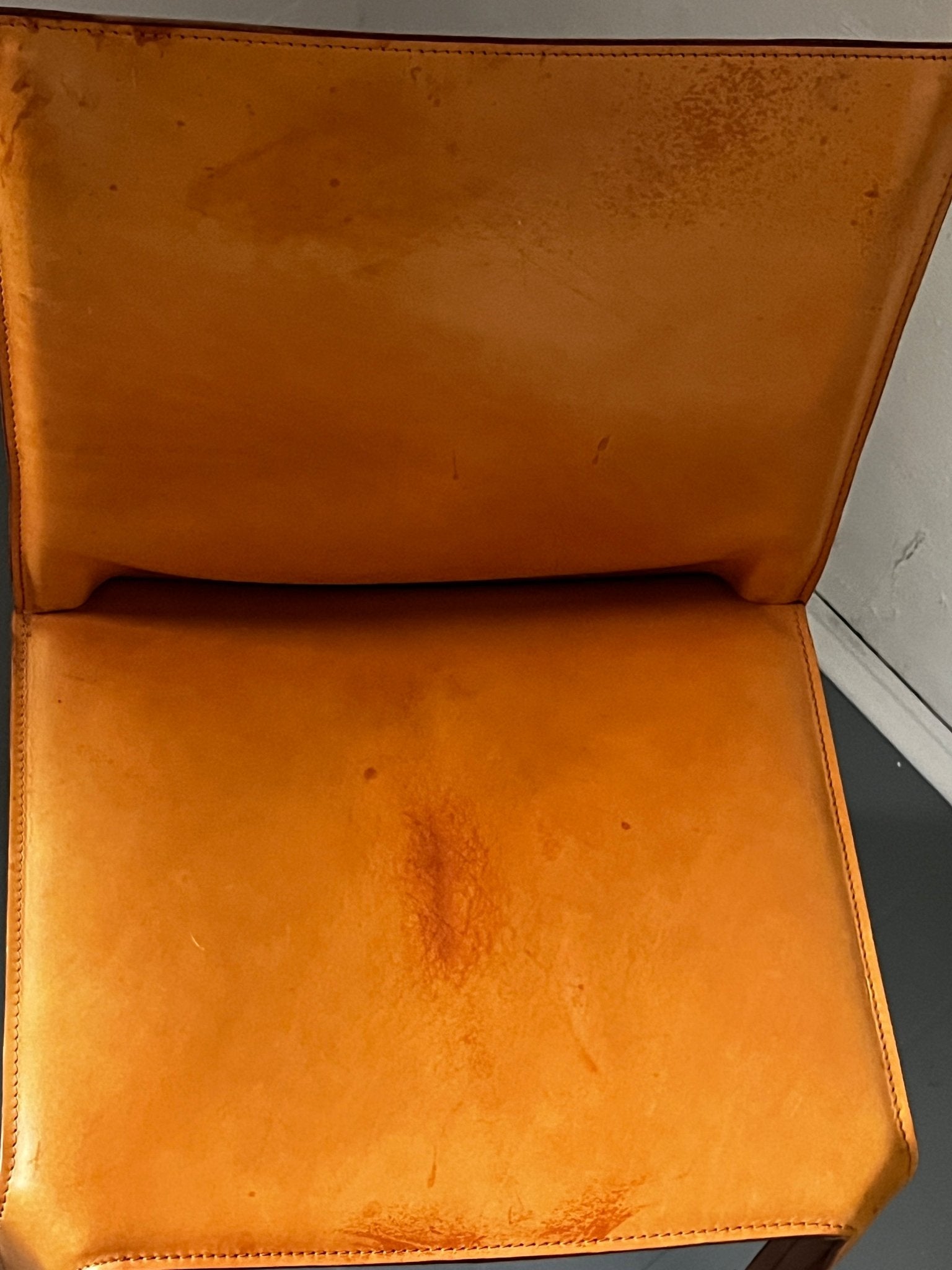 Cassina Sessel Mario Bellini Leder hellbraun - vintseekers