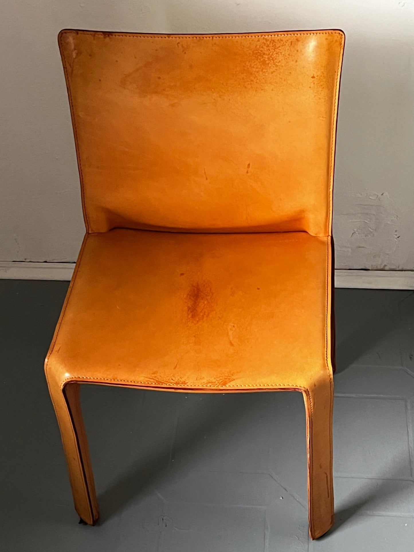 Cassina Sessel Mario Bellini Leder hellbraun - vintseekers