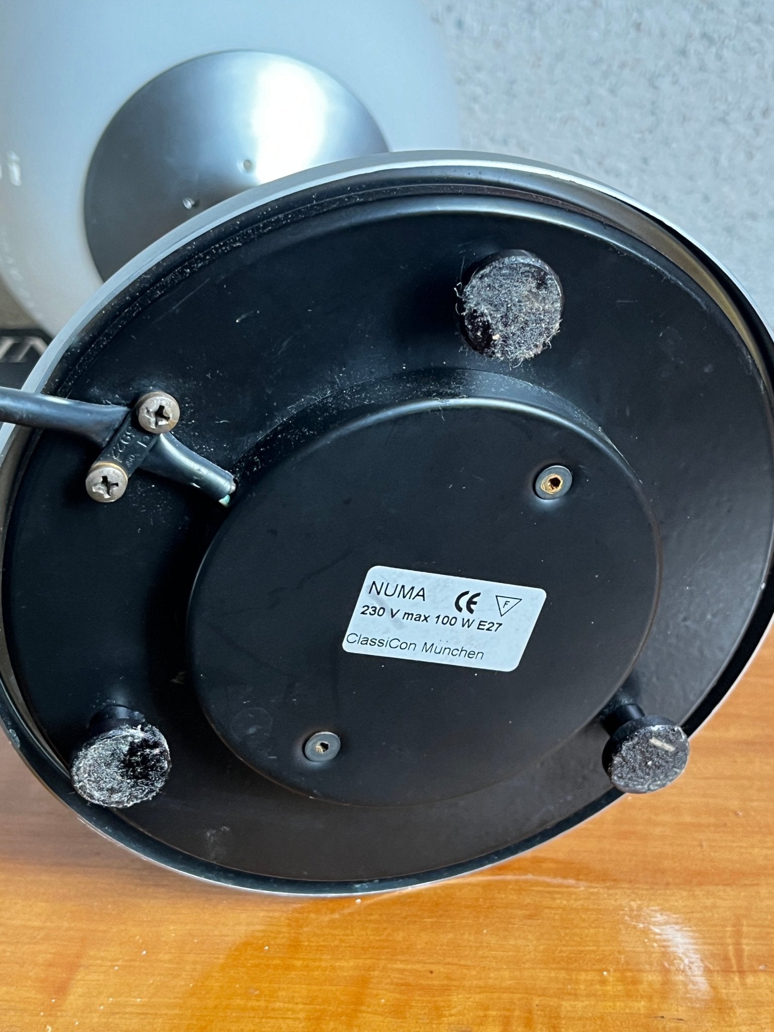 Herbert Schultes Tischlampe Lampe für Classicon 1990er - vintseekers