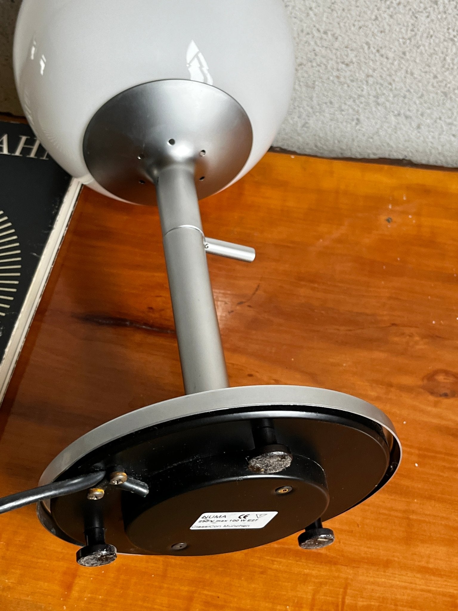 Herbert Schultes Tischlampe Lampe für Classicon 1990er - vintseekers