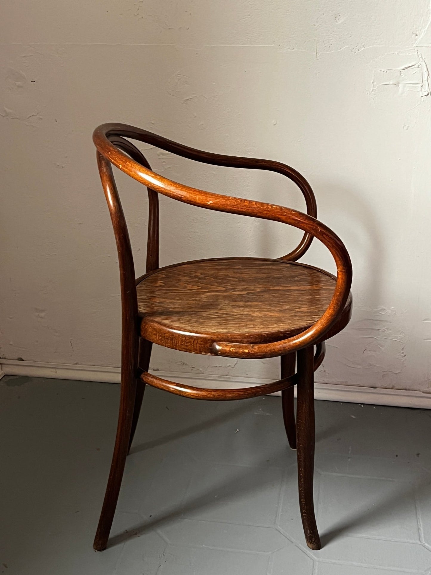 Jacob & Josef Kohn Sessel Jugendstil Holz braun - vintseekers