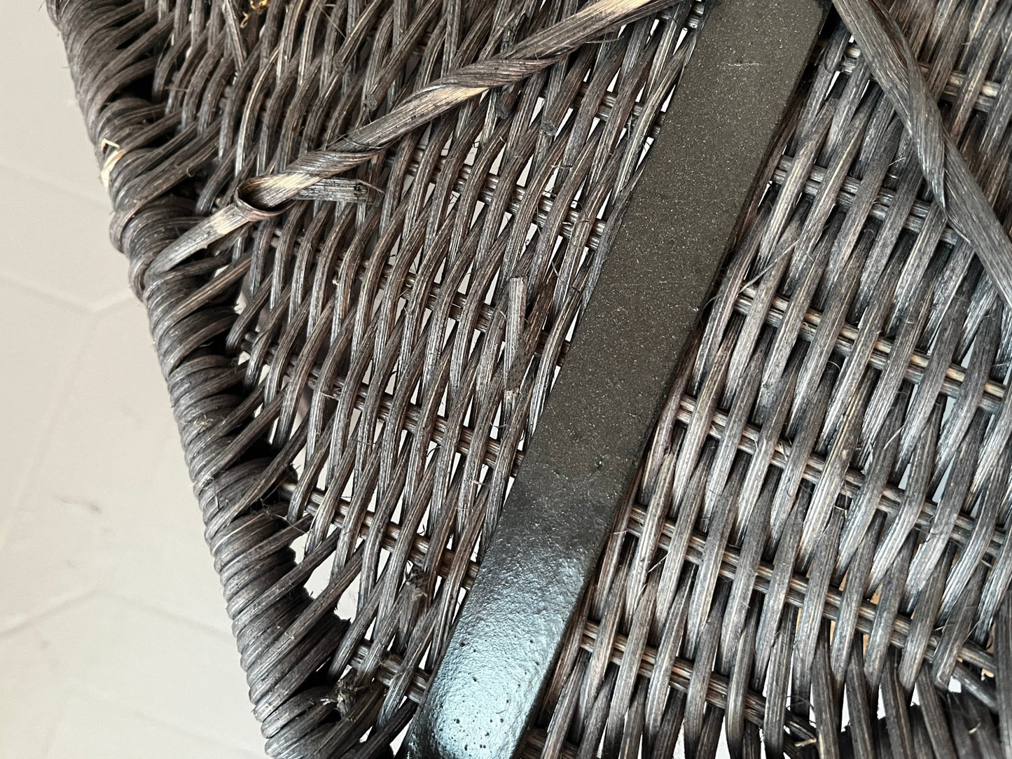 Metall Geflecht Sessel 50er / 60er - vintseekers