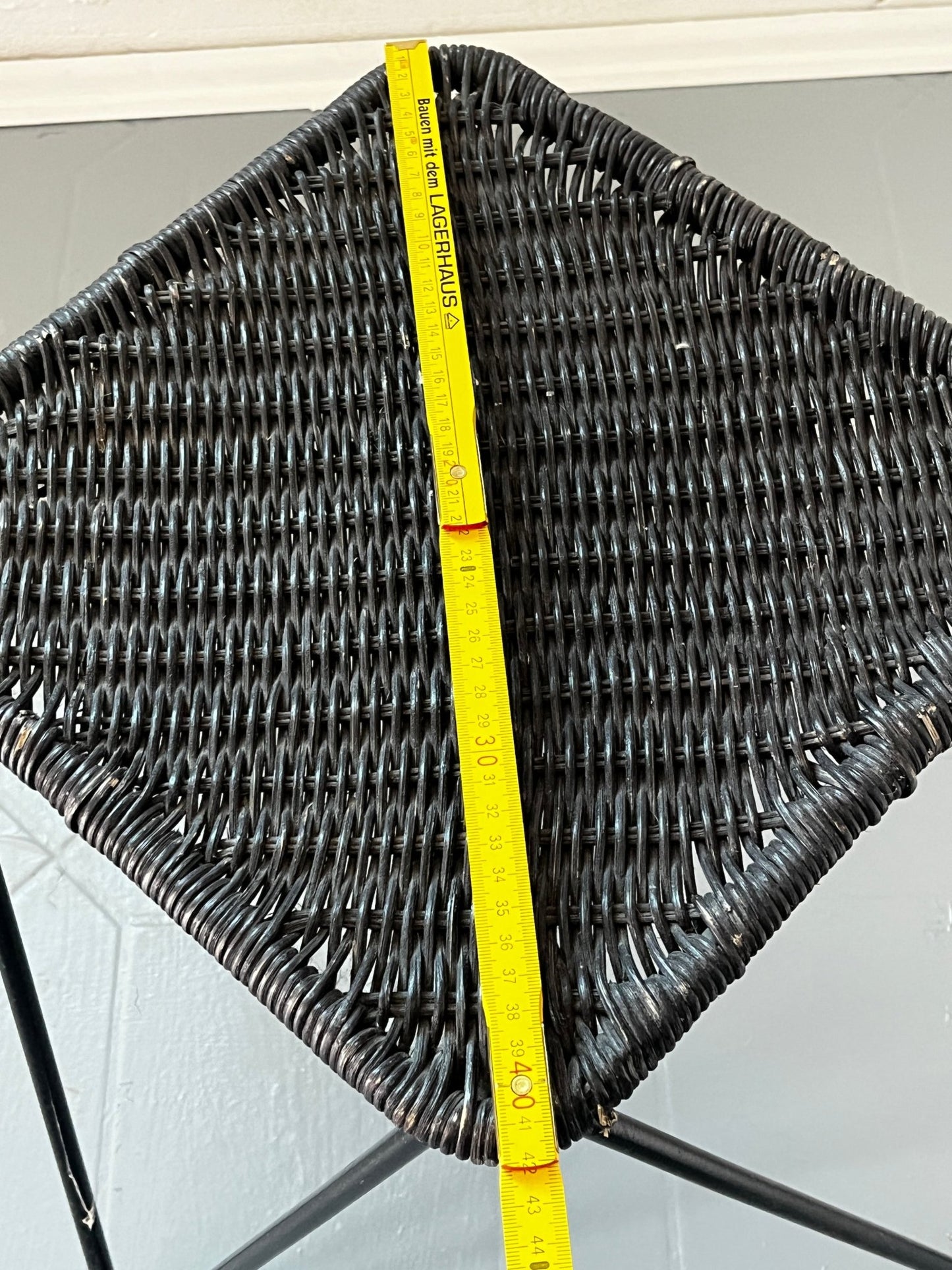 Metall Geflecht Sessel 50er / 60er - vintseekers