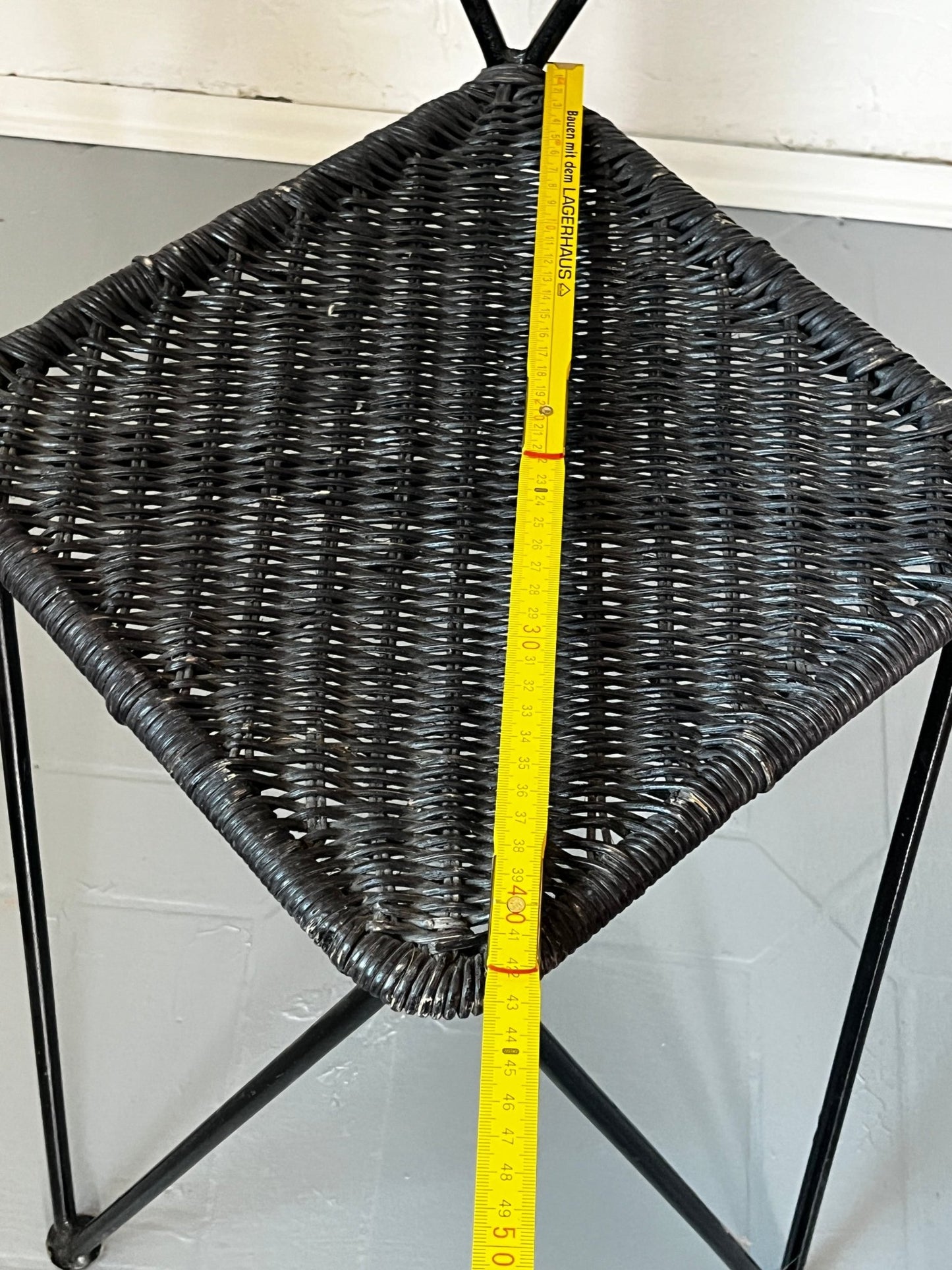 Metall Geflecht Sessel 50er / 60er - vintseekers