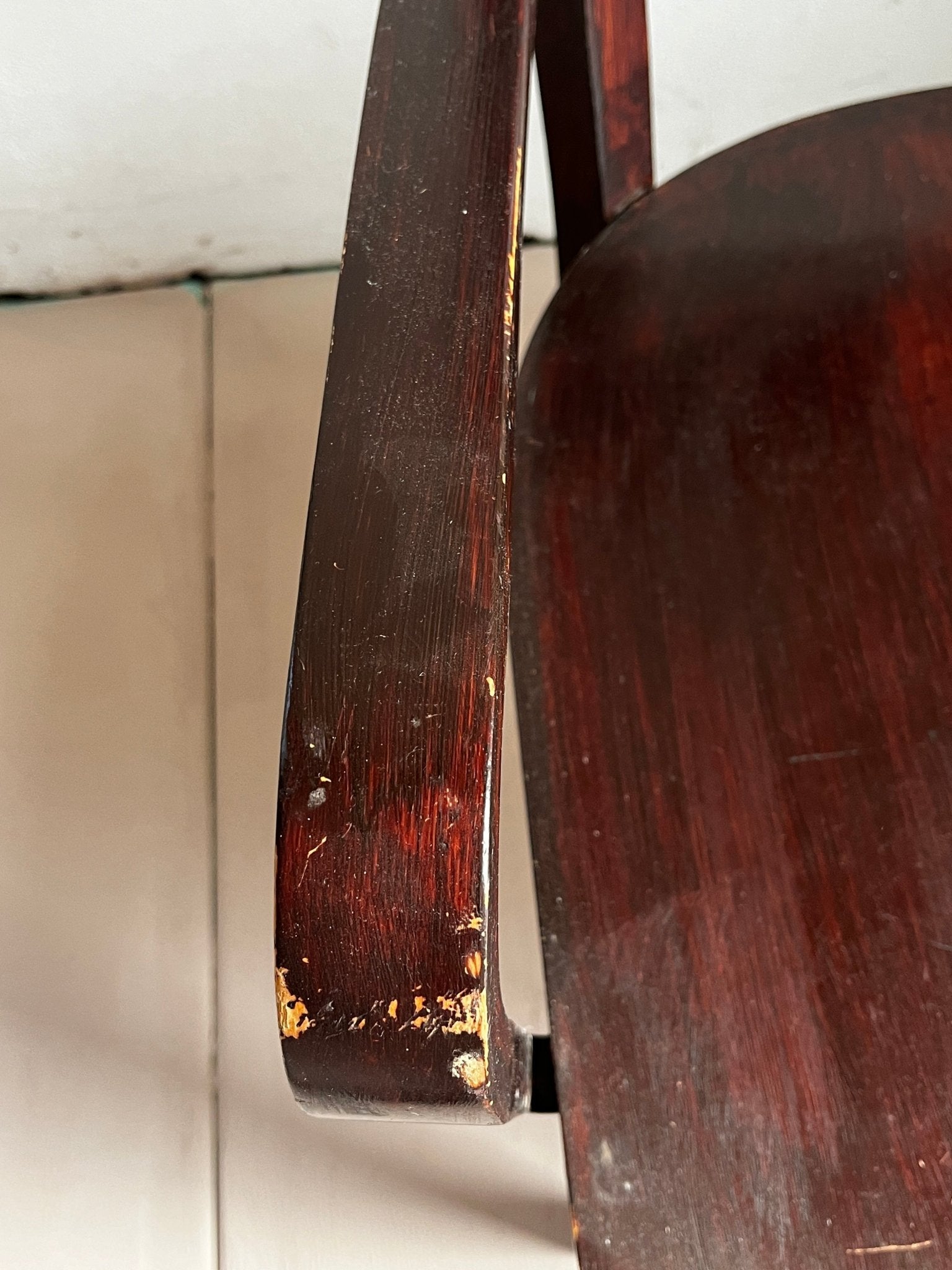 Radomsko Sessel Holz braun 1950 / 1960 - vintseekers