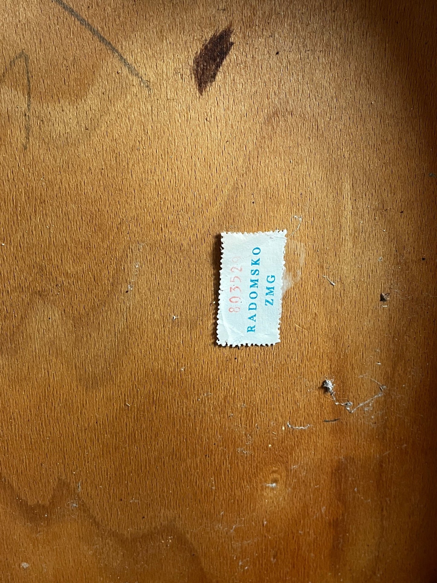 Radomsko Sessel Holz braun 1950 / 1960 - vintseekers