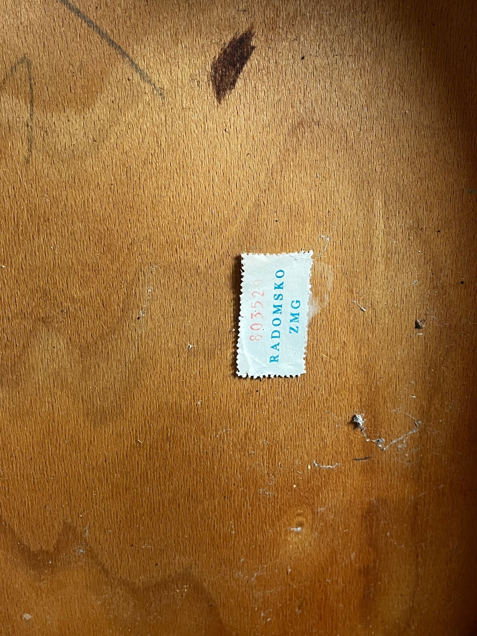Radomsko Sessel Holz braun 1950 / 1960 - vintseekers