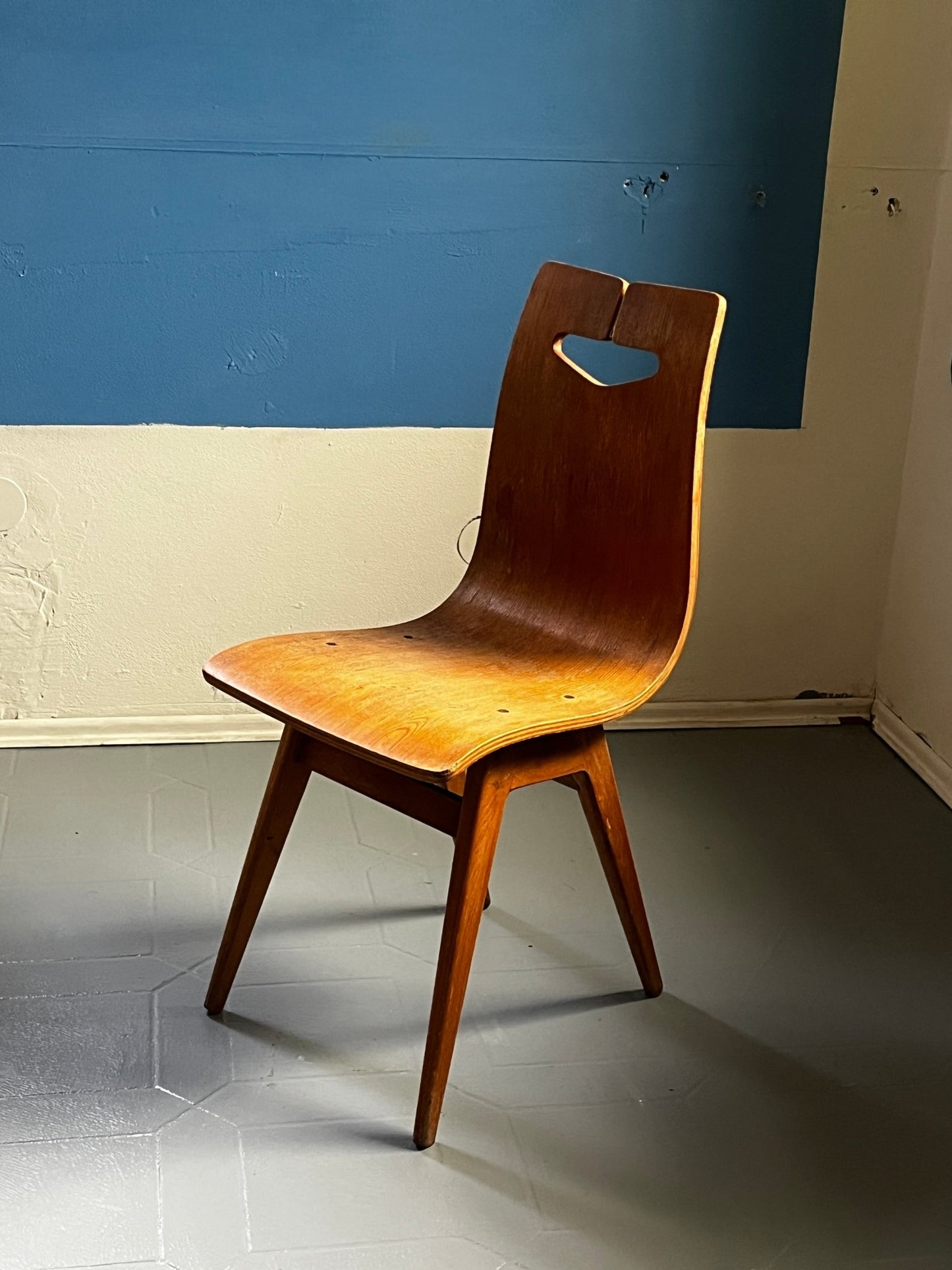 Rajmund Teofil Halas Sessel 1950 / 1960 Holz braun - vintseekers