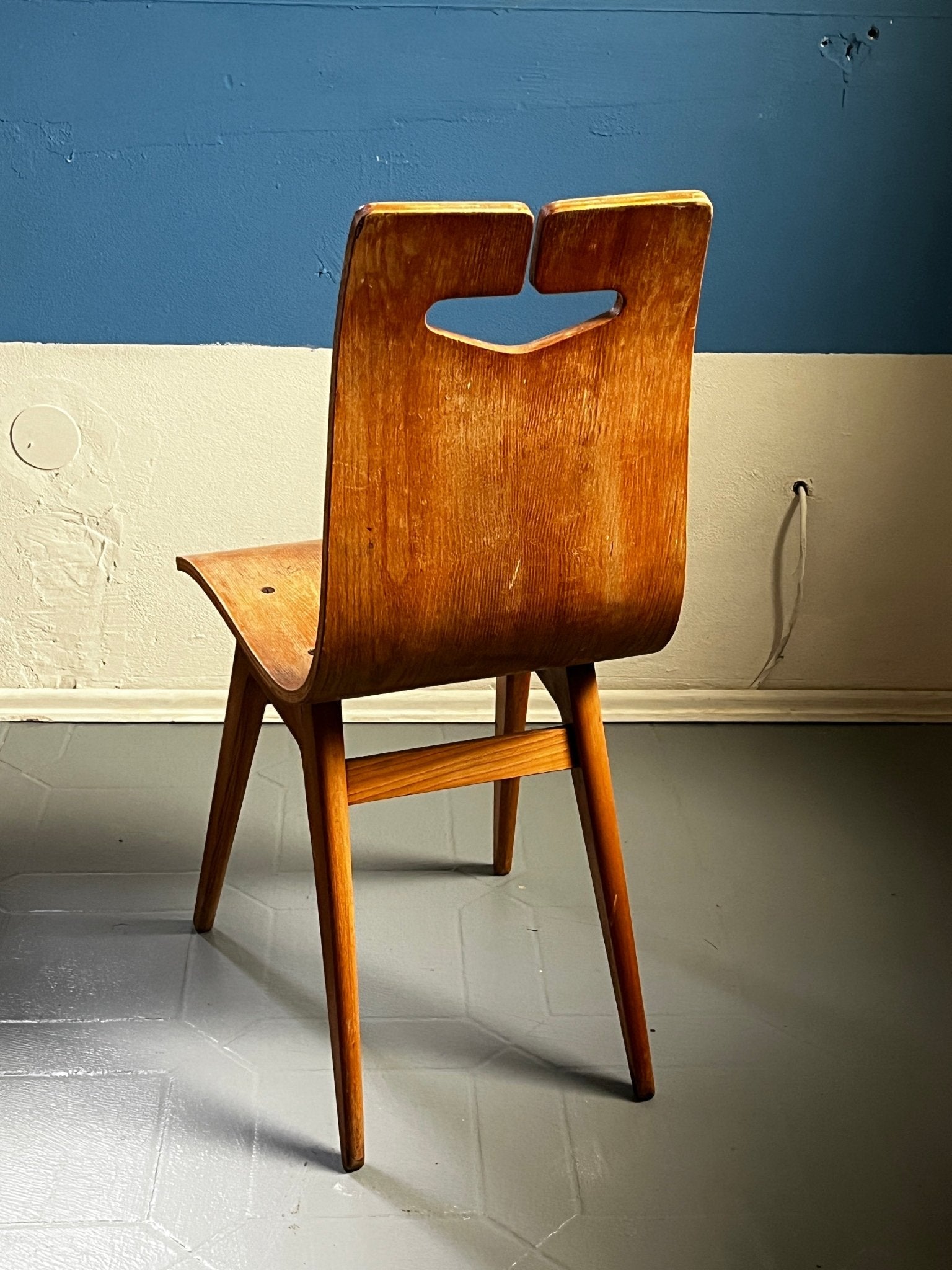 Rajmund Teofil Halas Sessel 1950 / 1960 Holz braun - vintseekers