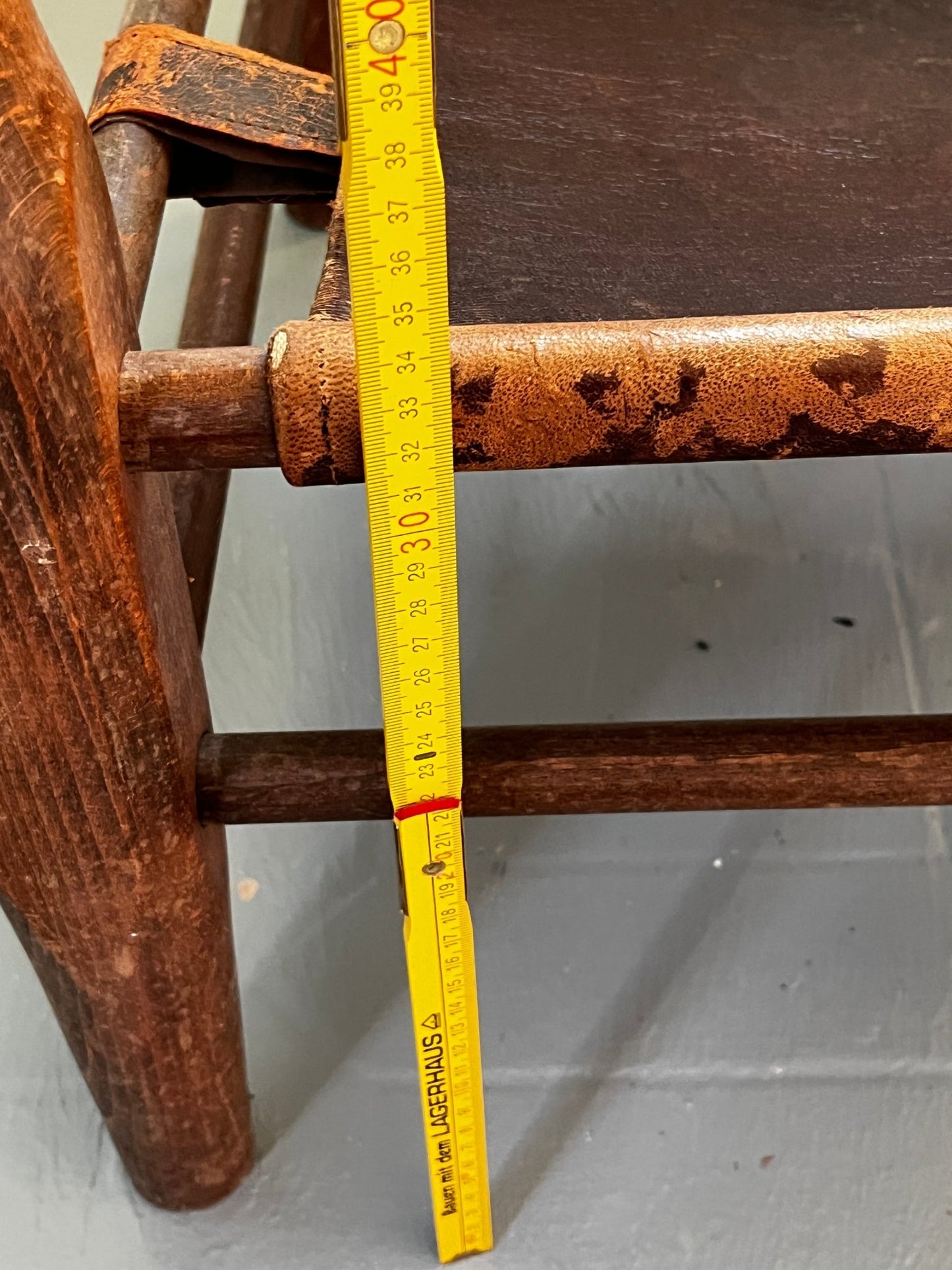 Safari Sessel Leder 50er / 60er - vintseekers