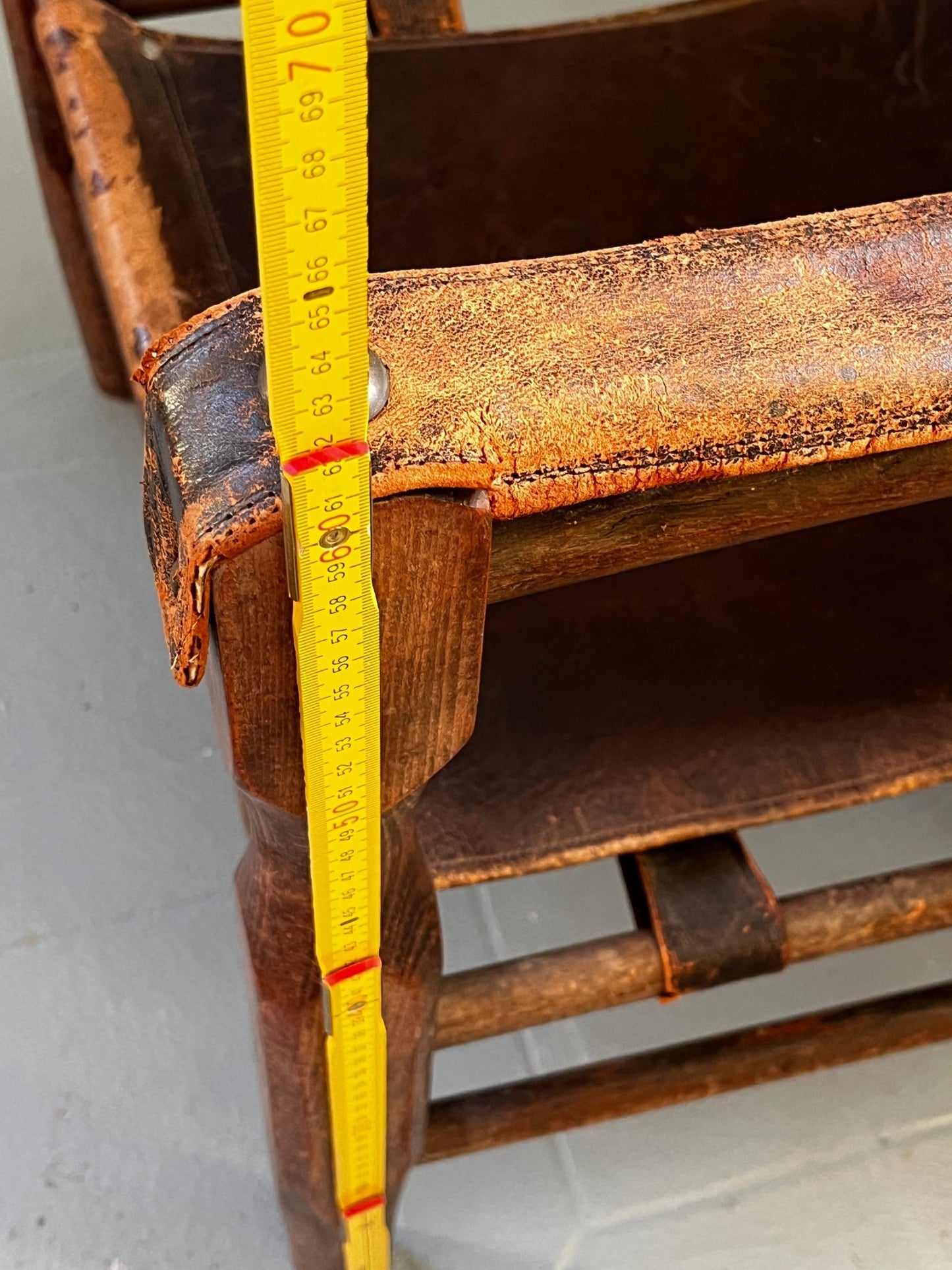 Safari Sessel Leder 50er / 60er - vintseekers