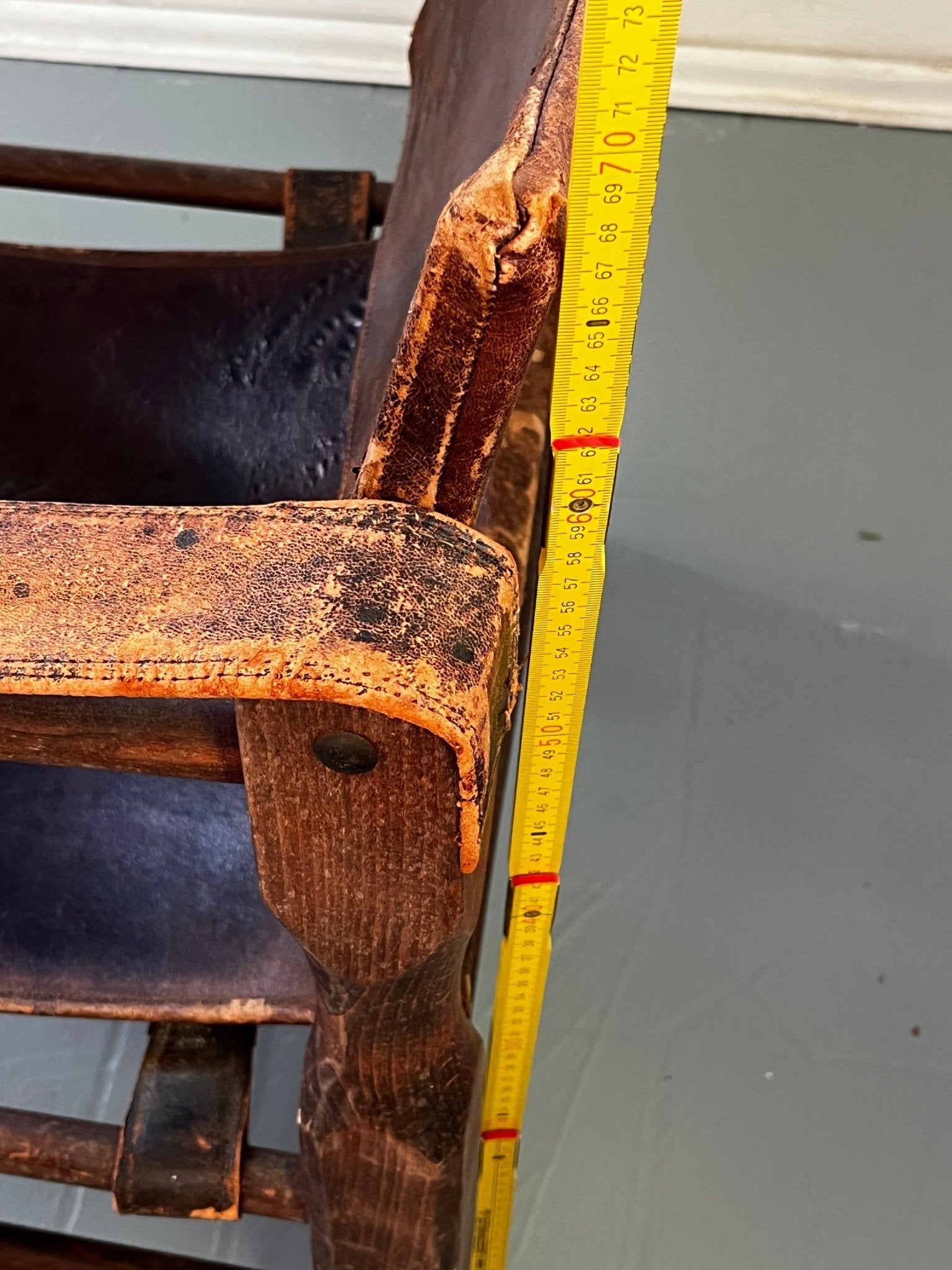 Safari Sessel Leder 50er / 60er - vintseekers