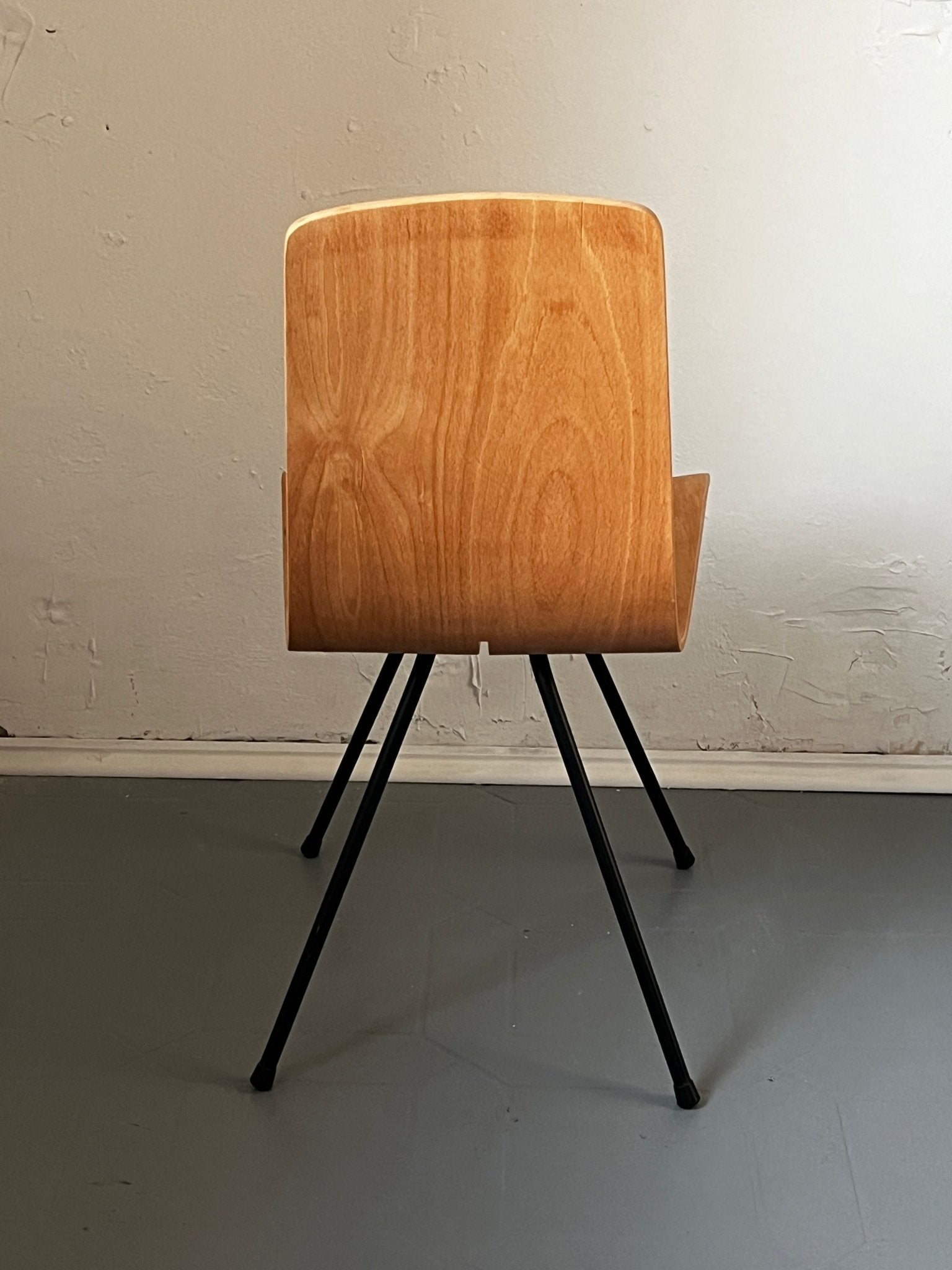 Sessel Holz braun 1950 / 1960 - vintseekers