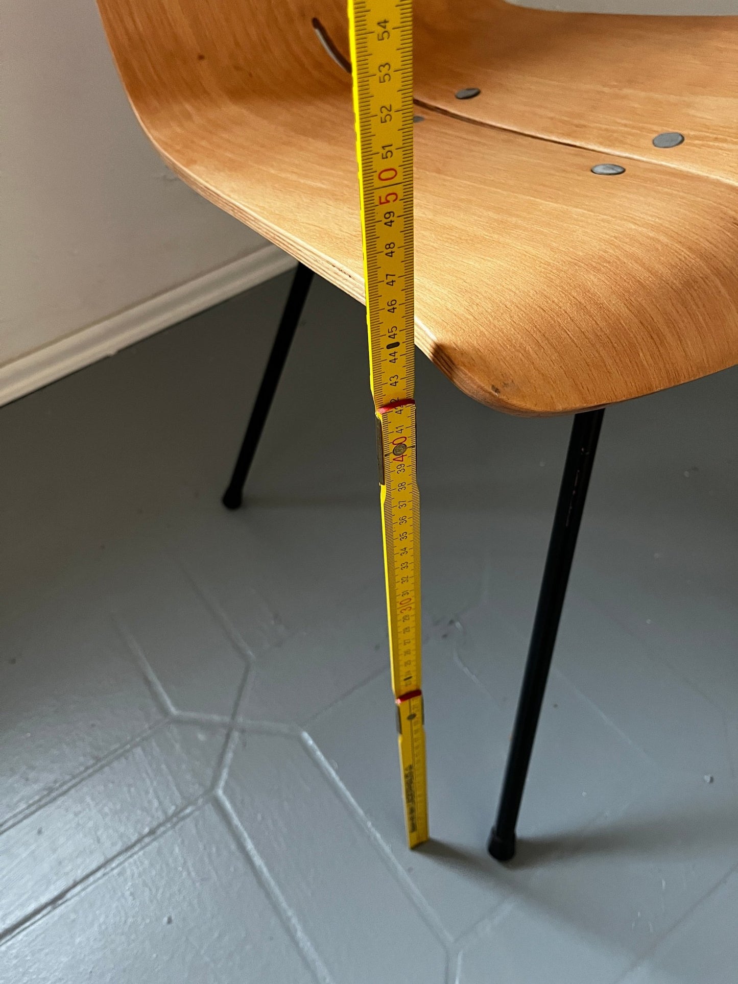 Sessel Holz braun 1950 / 1960 - vintseekers