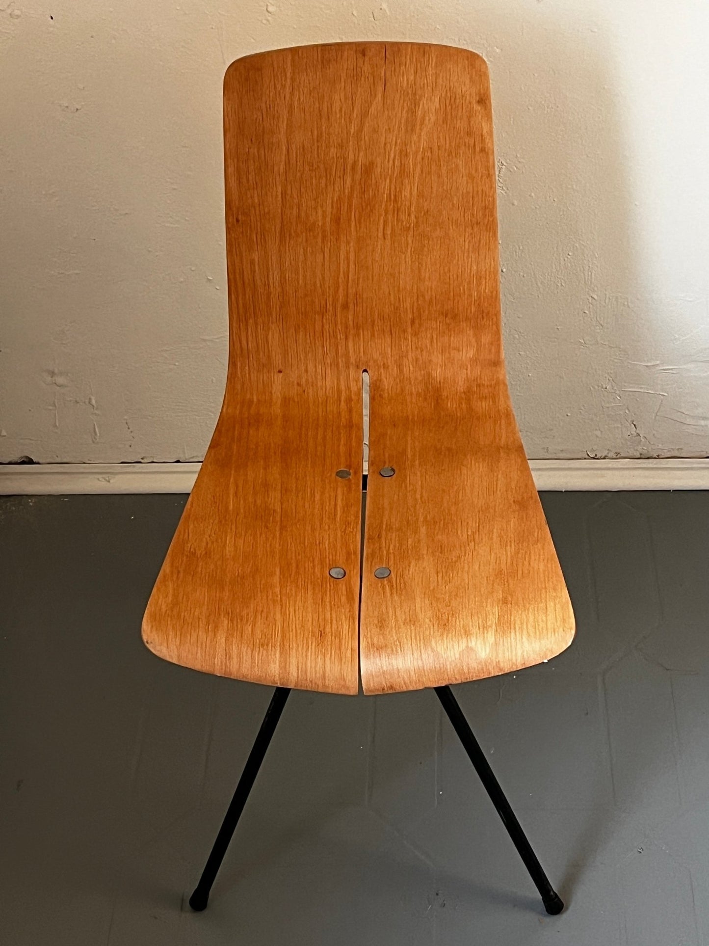 Sessel Holz braun 1950 / 1960 - vintseekers