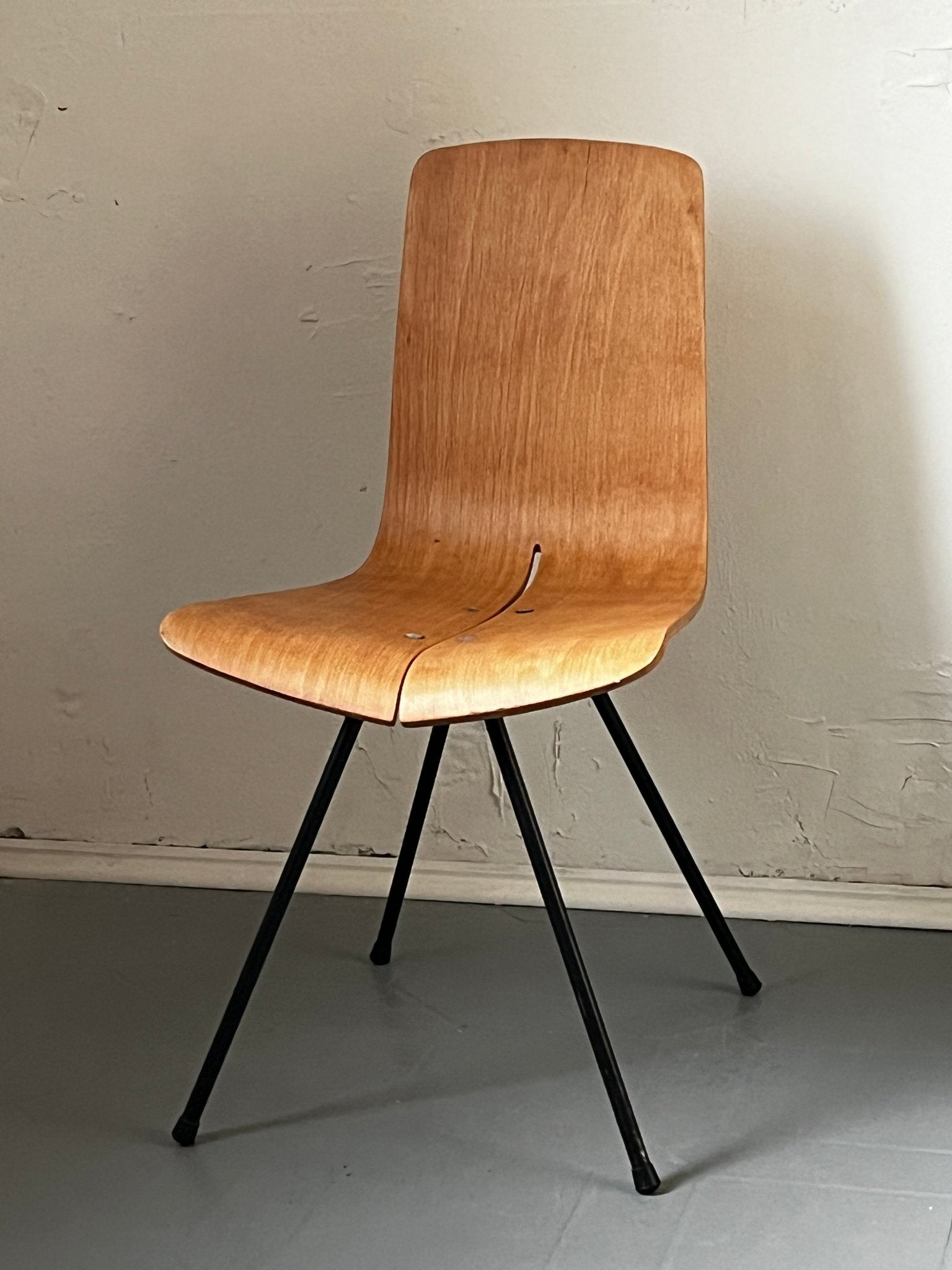 Sessel Holz braun 1950 / 1960 - vintseekers