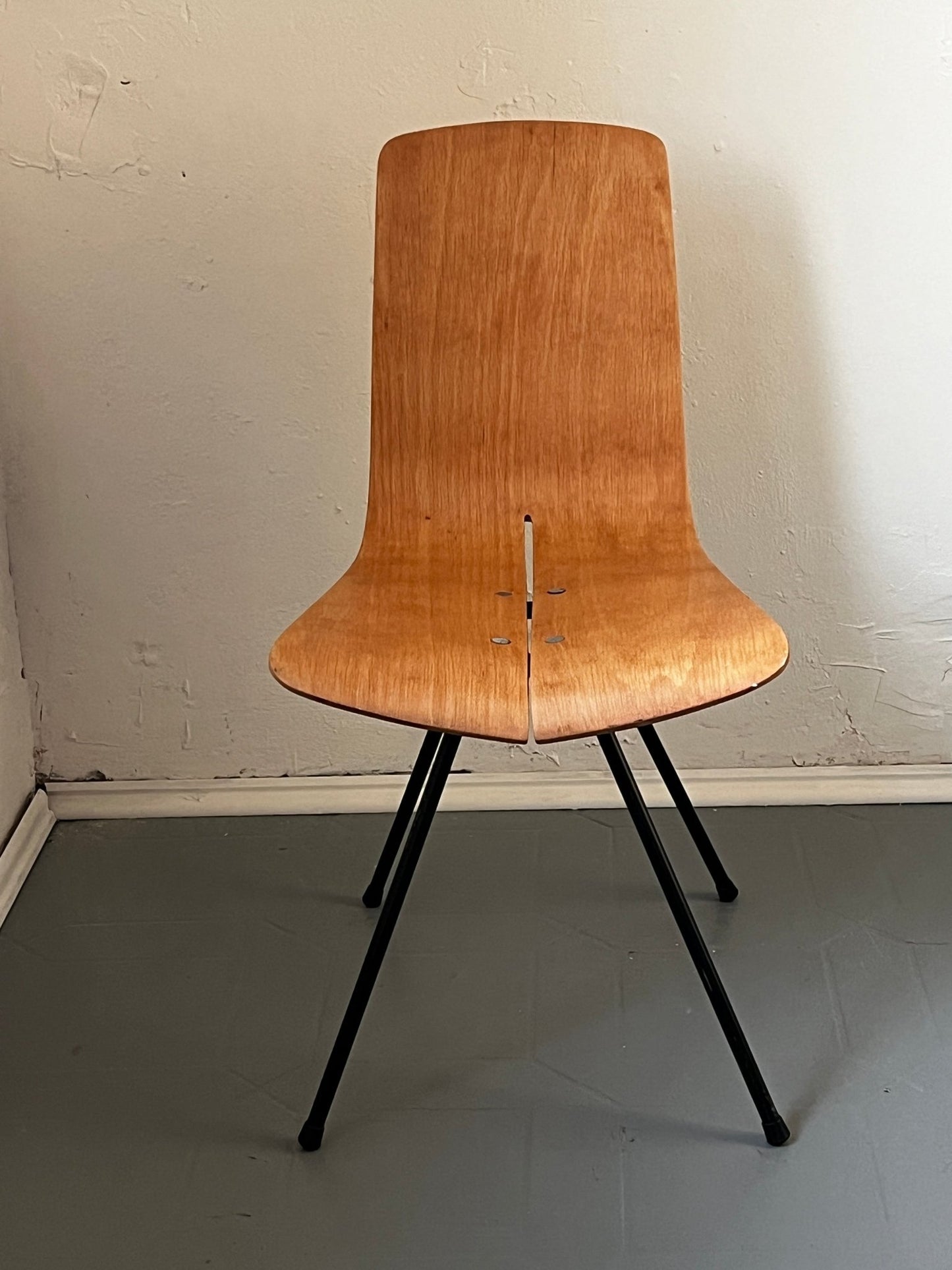 Sessel Holz braun 1950 / 1960 - vintseekers